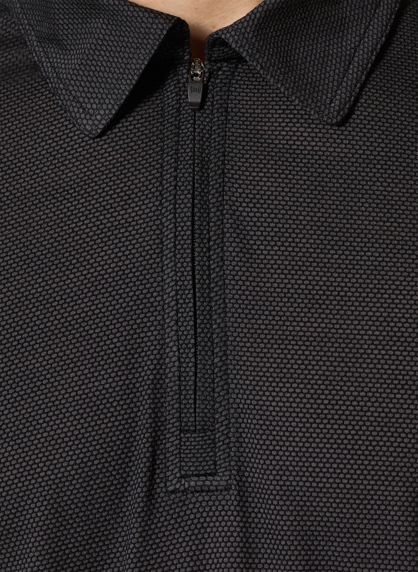 super.natural Koszulka polo LIGHT AIR: CZARNY