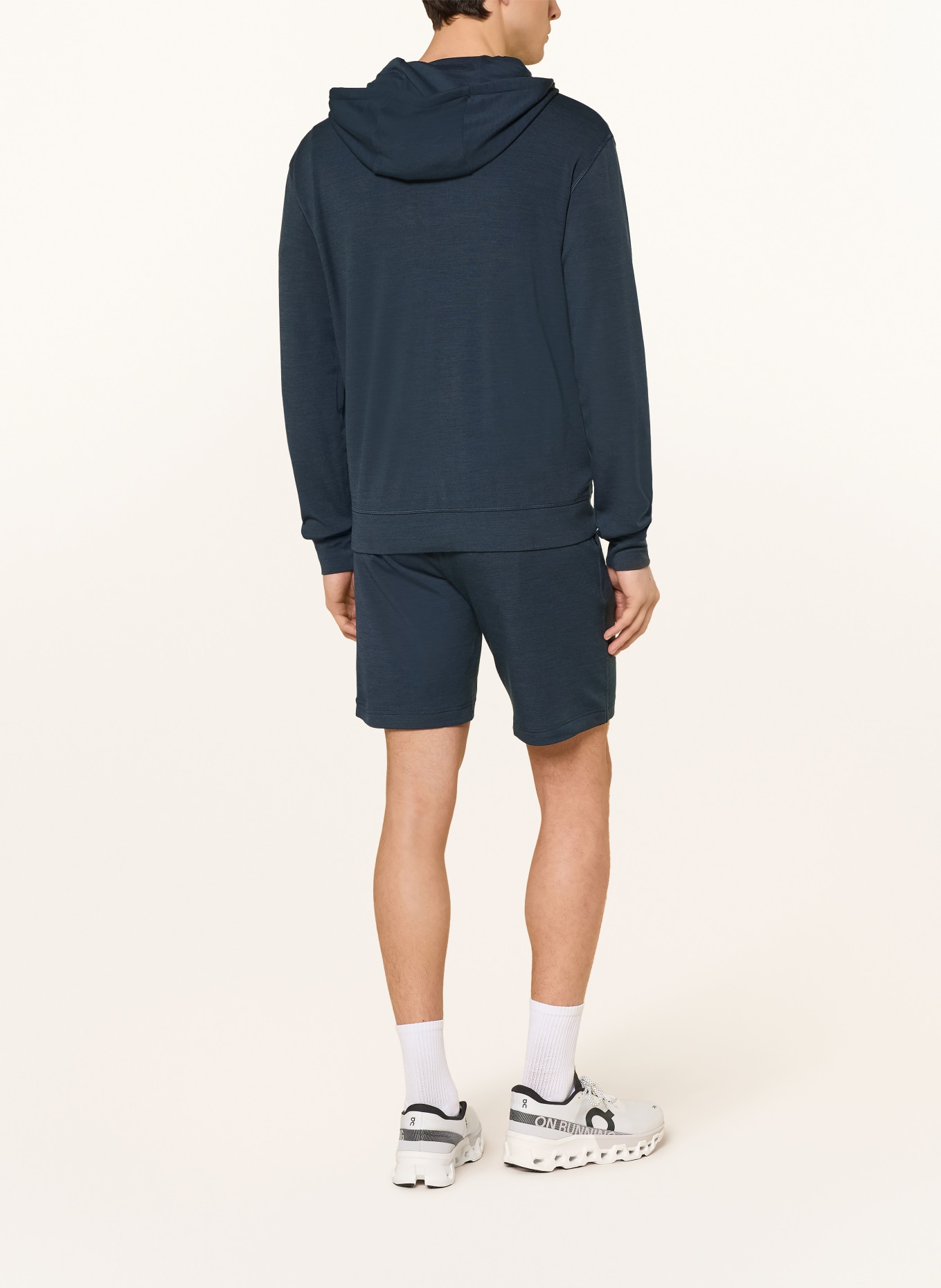 super.natural Sweatjacke EVERYDAY mit Merinowolle: DUNKELBLAU