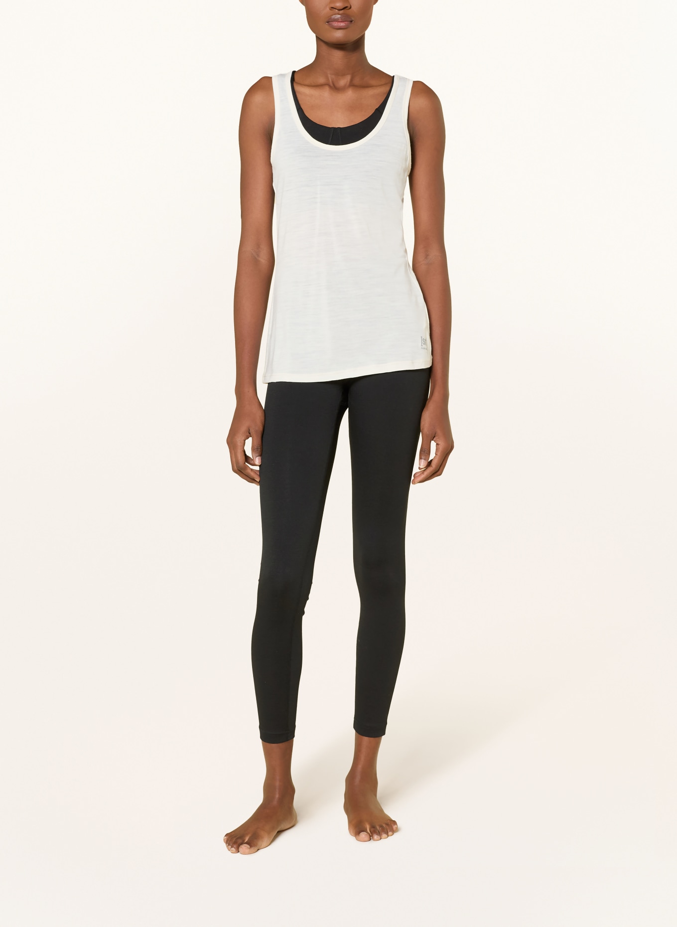 super.natural Tights SUPER LUX mt Merinowolle: SCHWARZ