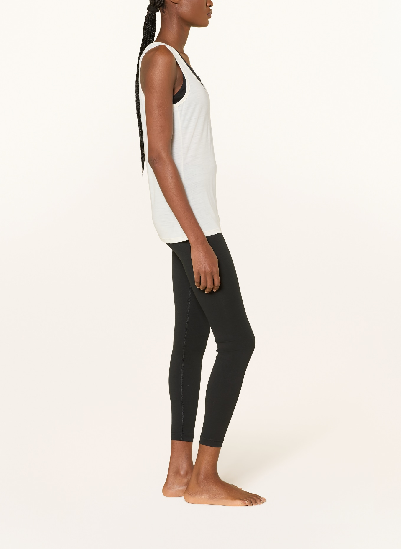 super.natural Tights SUPER LUX mt Merinowolle: SCHWARZ