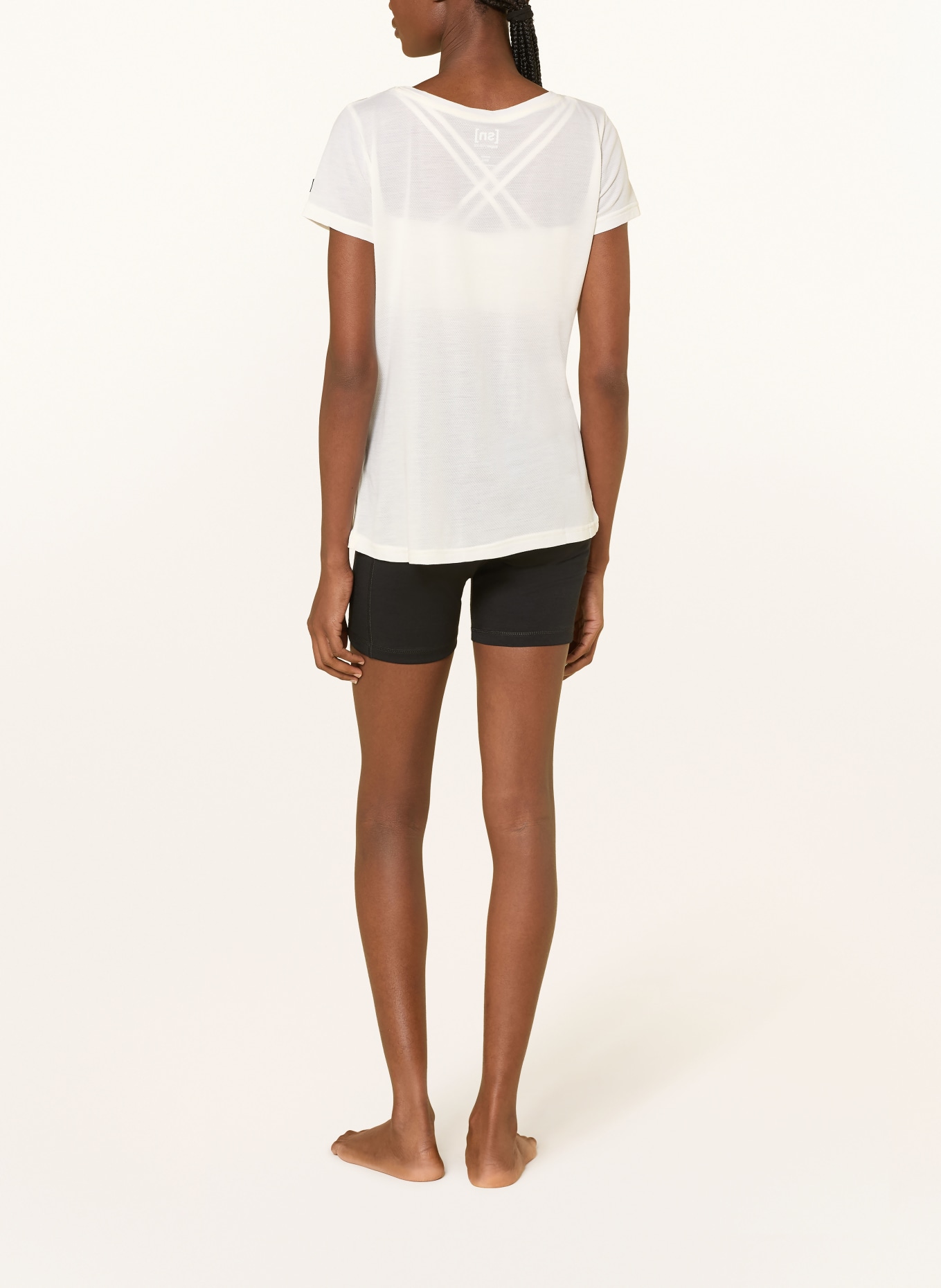 super.natural Funktionsshirt MIDSUMMER AIR: WEISS