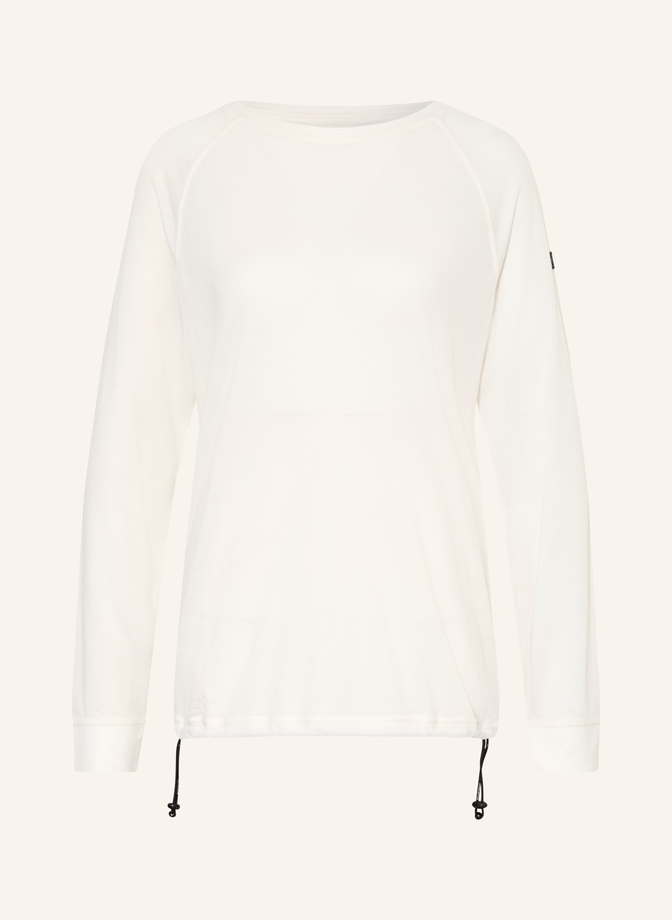 super.natural Funktionsshirt LEISURE AIR mit Merinowolle: ECRU