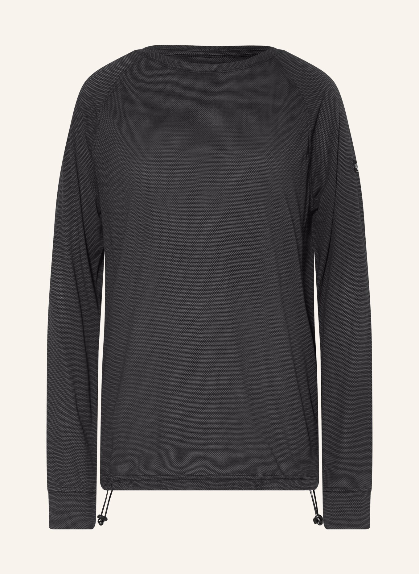 super.natural Funktionsshirt LEISURE AIR mit Merinowolle: SCHWARZ