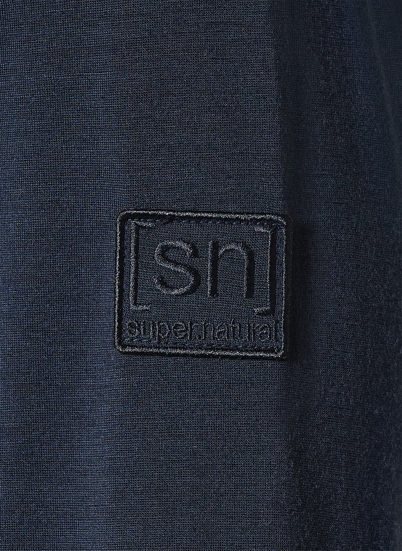 super.natural Koszulka funkcyjna LIL ANCHOR z wełną merynosową: GRANATOWY