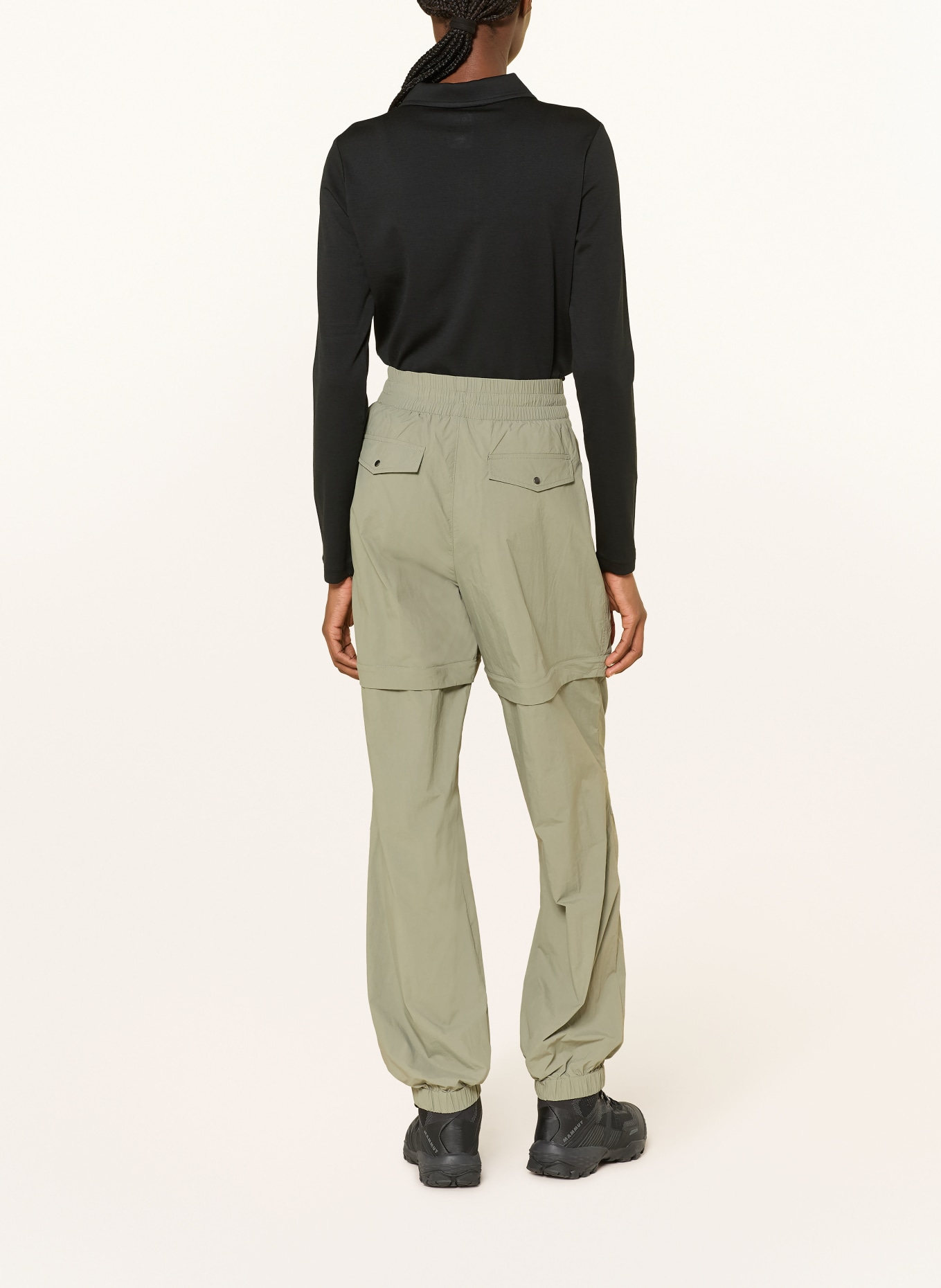 super.natural Funktions-Poloshirt LUX mit Merinowolle: SCHWARZ