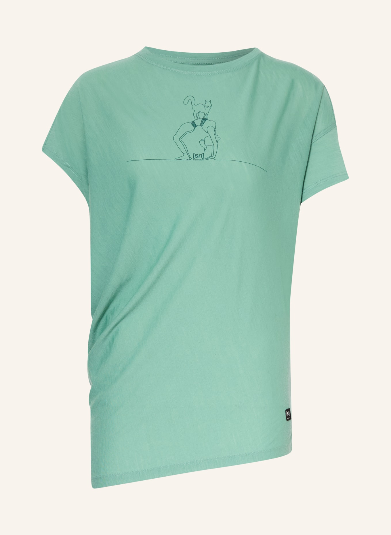 super.natural Funktionsshirt CAT YOGA: MINT