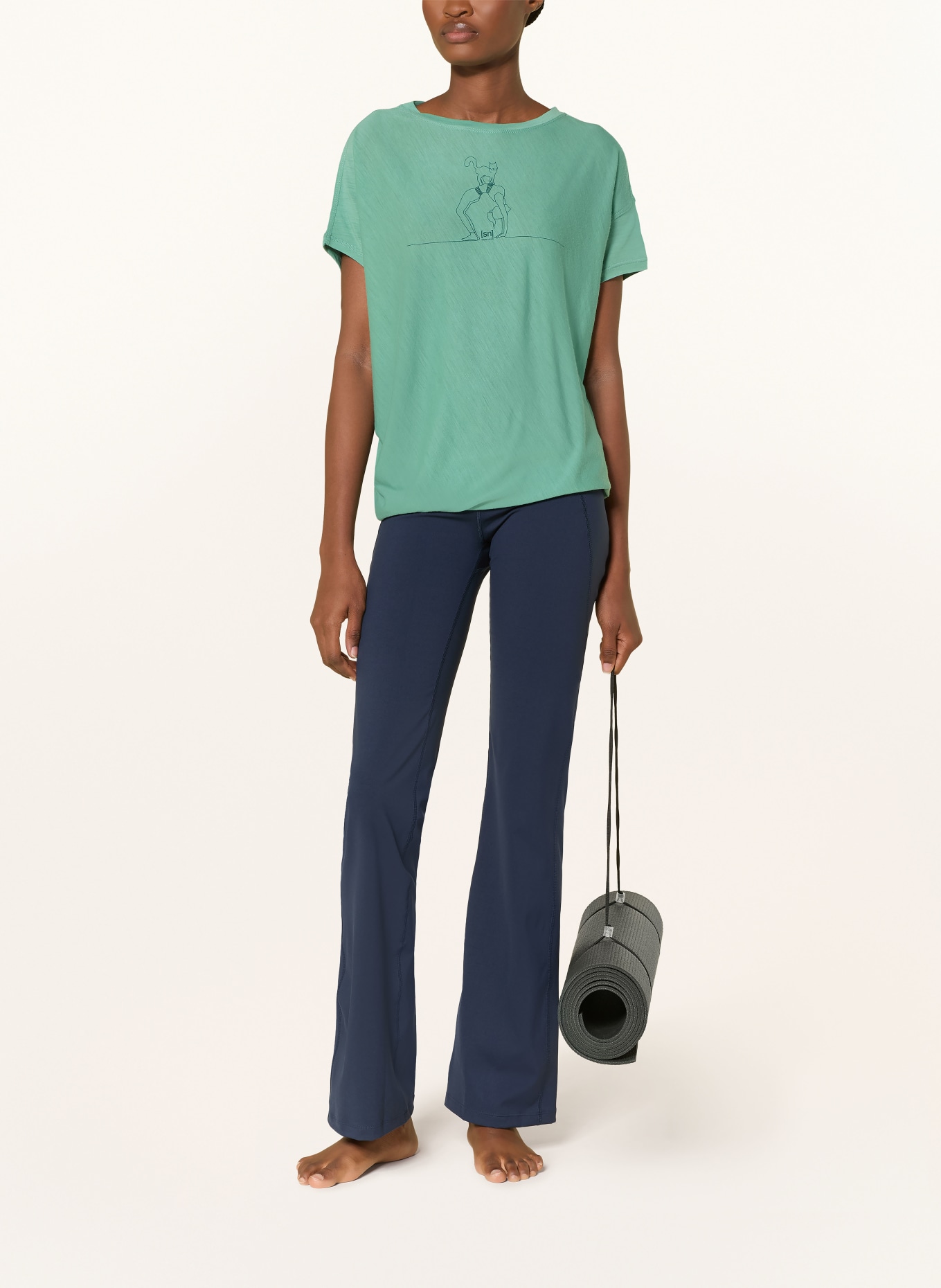 super.natural Funktionsshirt CAT YOGA: MINT
