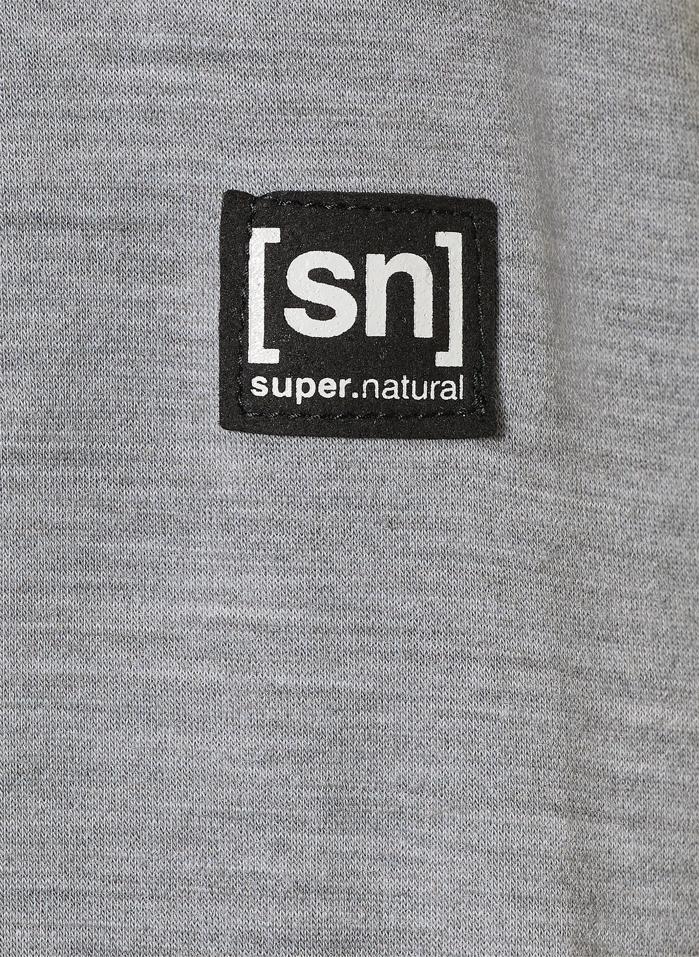 super.natural Bluza SAILOR z wełną merynosową: SZARY / CZERWONY / CZARNY