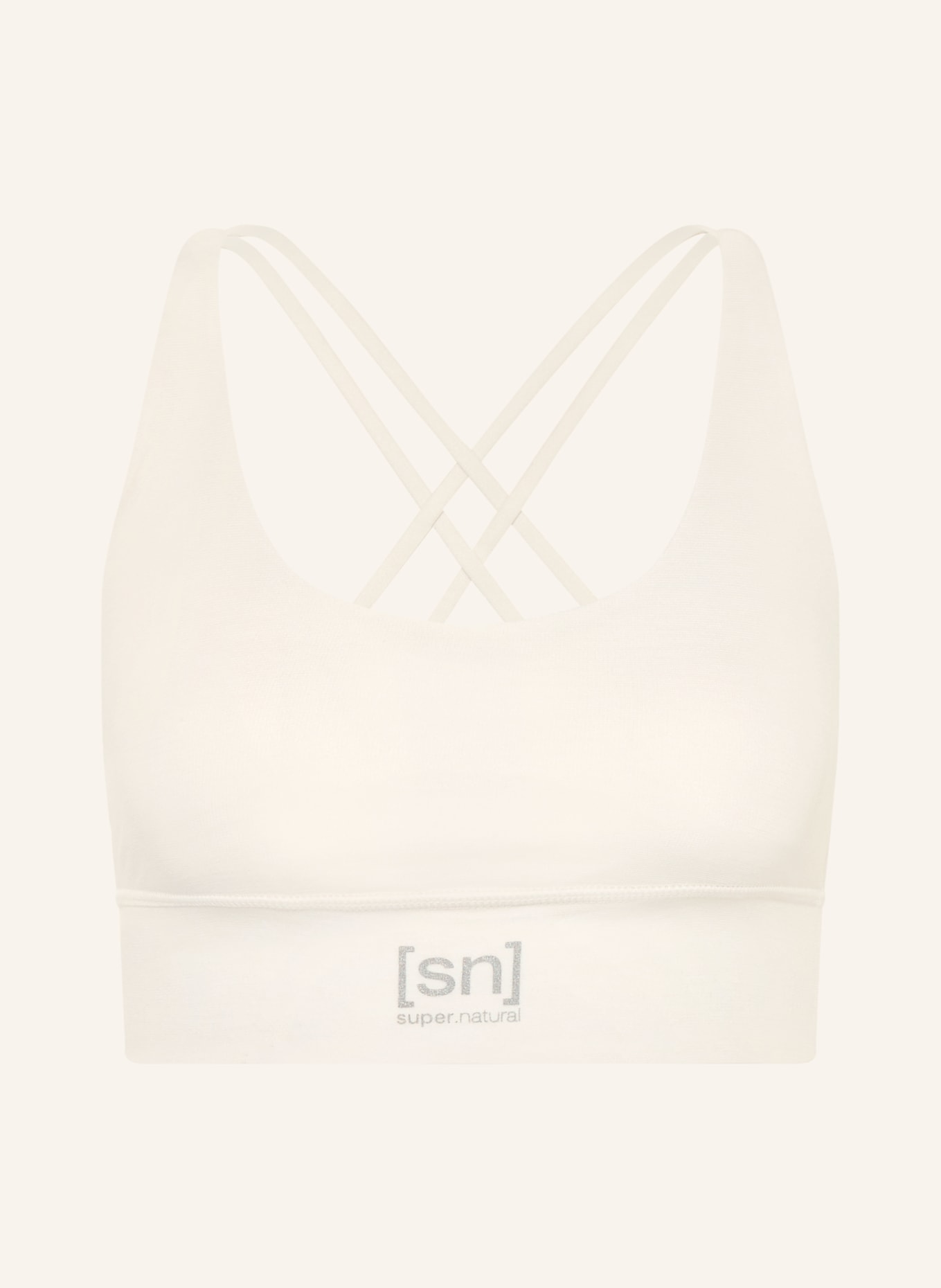 super.natural Cropped-Funktionstop ALL DAY SUPER mit Merinowolle: CREME