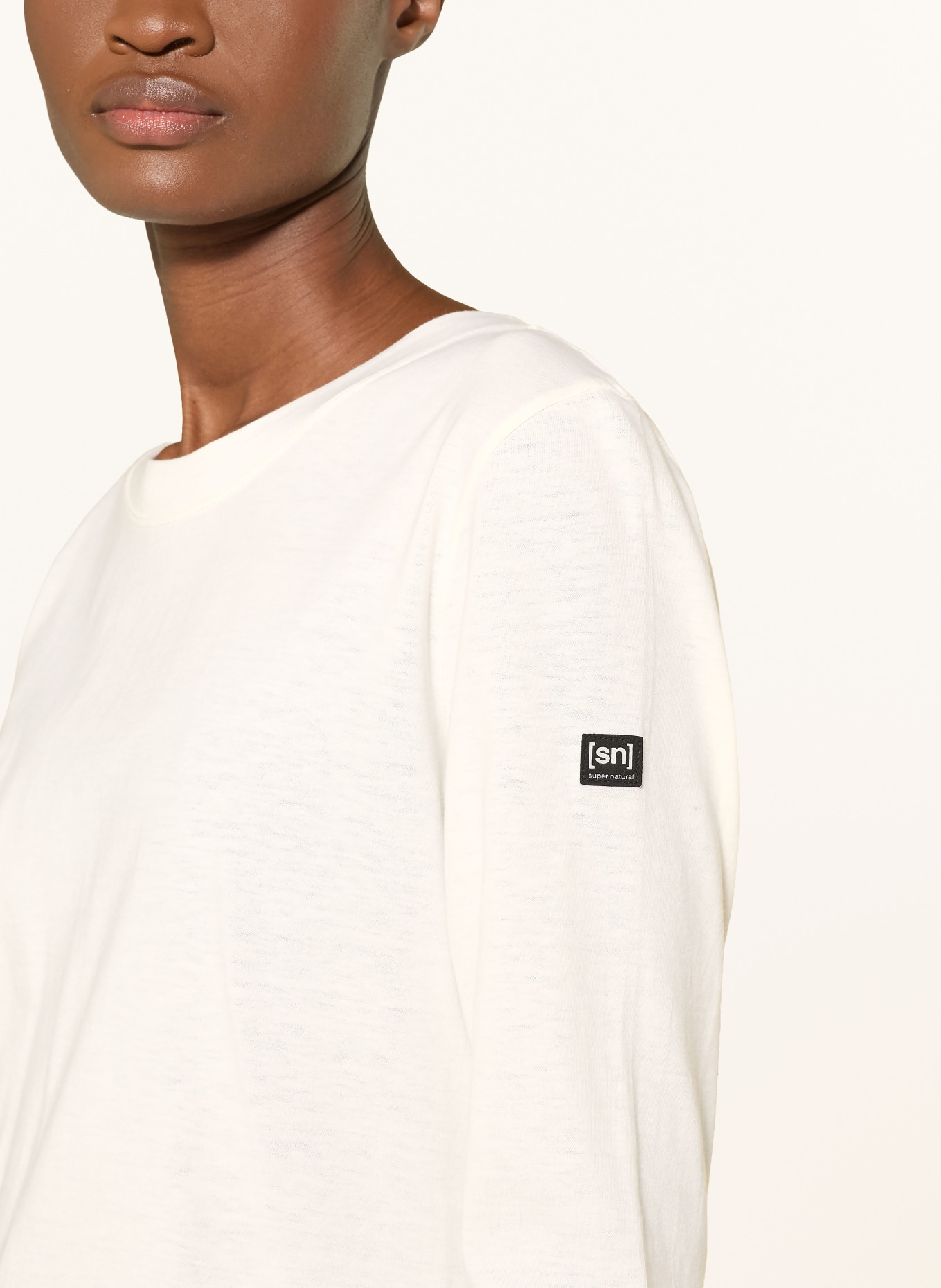 super.natural Funktionsshirt CASUAL BIO: CREME