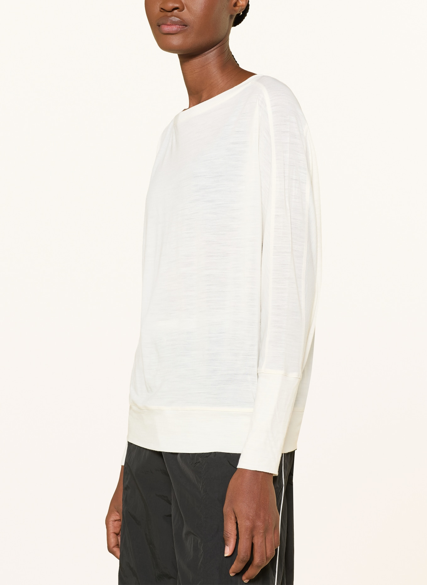 super.natural Funktionsshirt KULA mit Merinowolle: WEISS