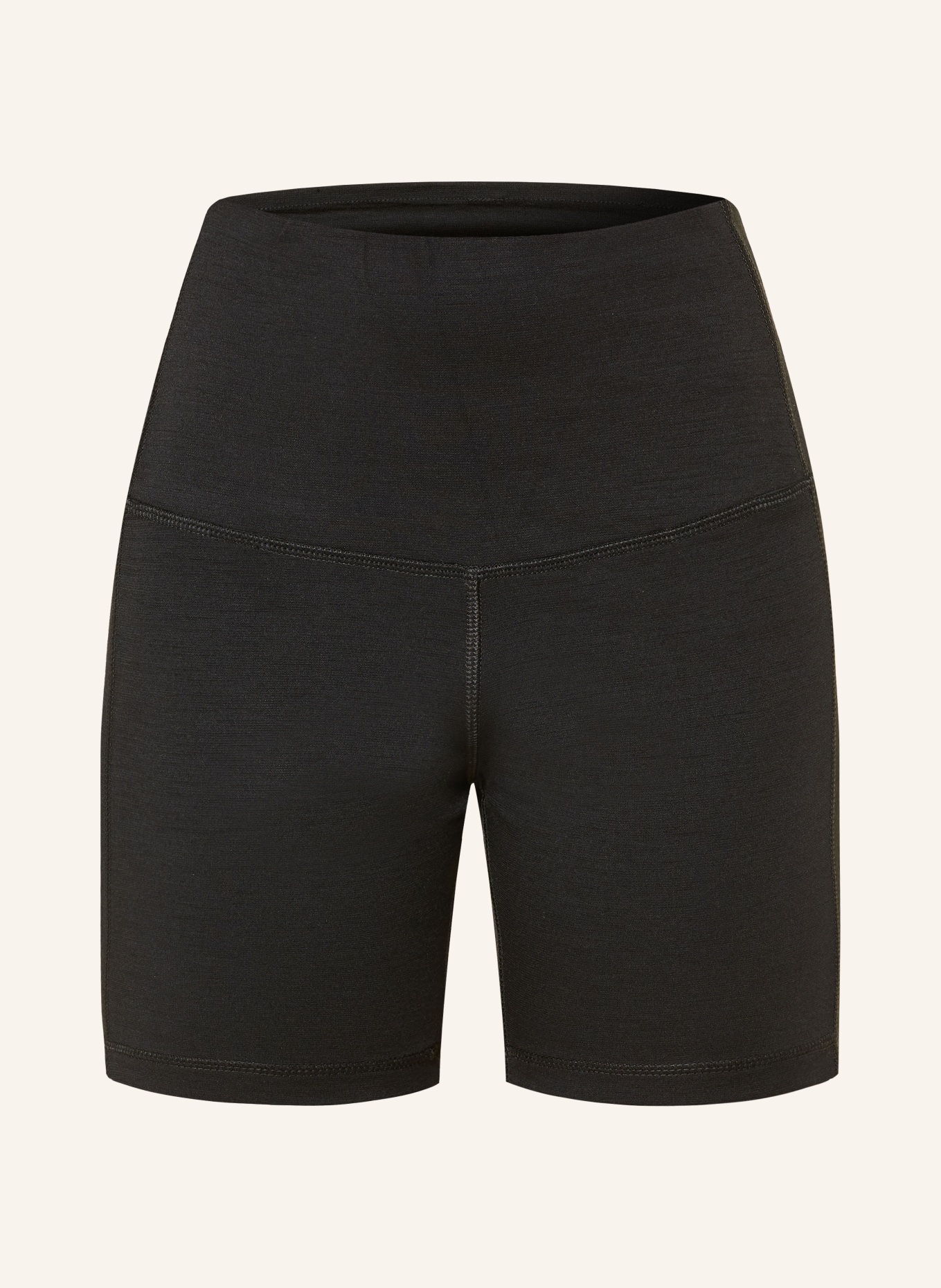 super.natural Tights LIQUID FLOW mit Merinowolle: SCHWARZ