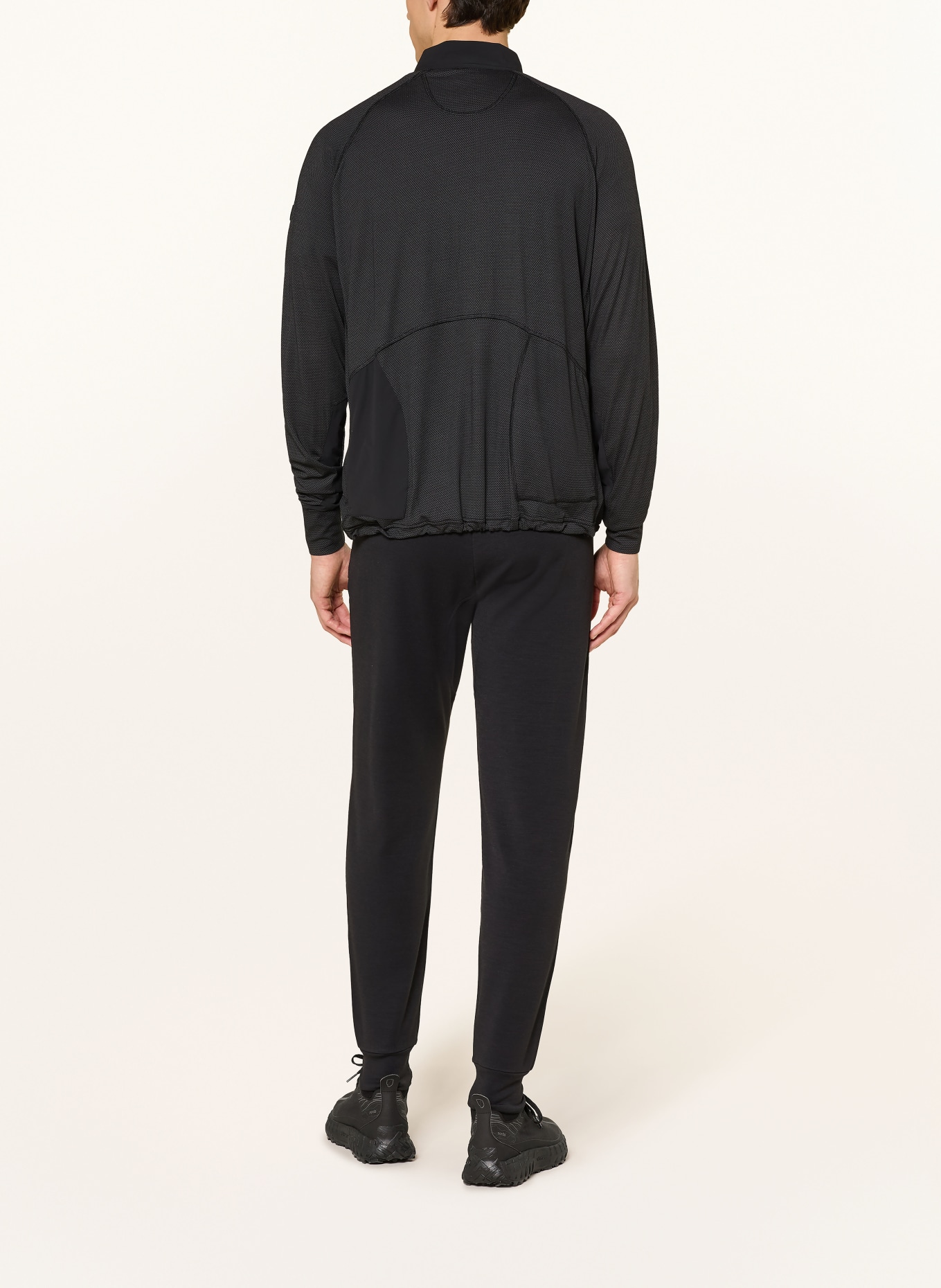 super.natural Kurtka hybrydowa LIGHT AIR z wełną merynosową: CZARNY