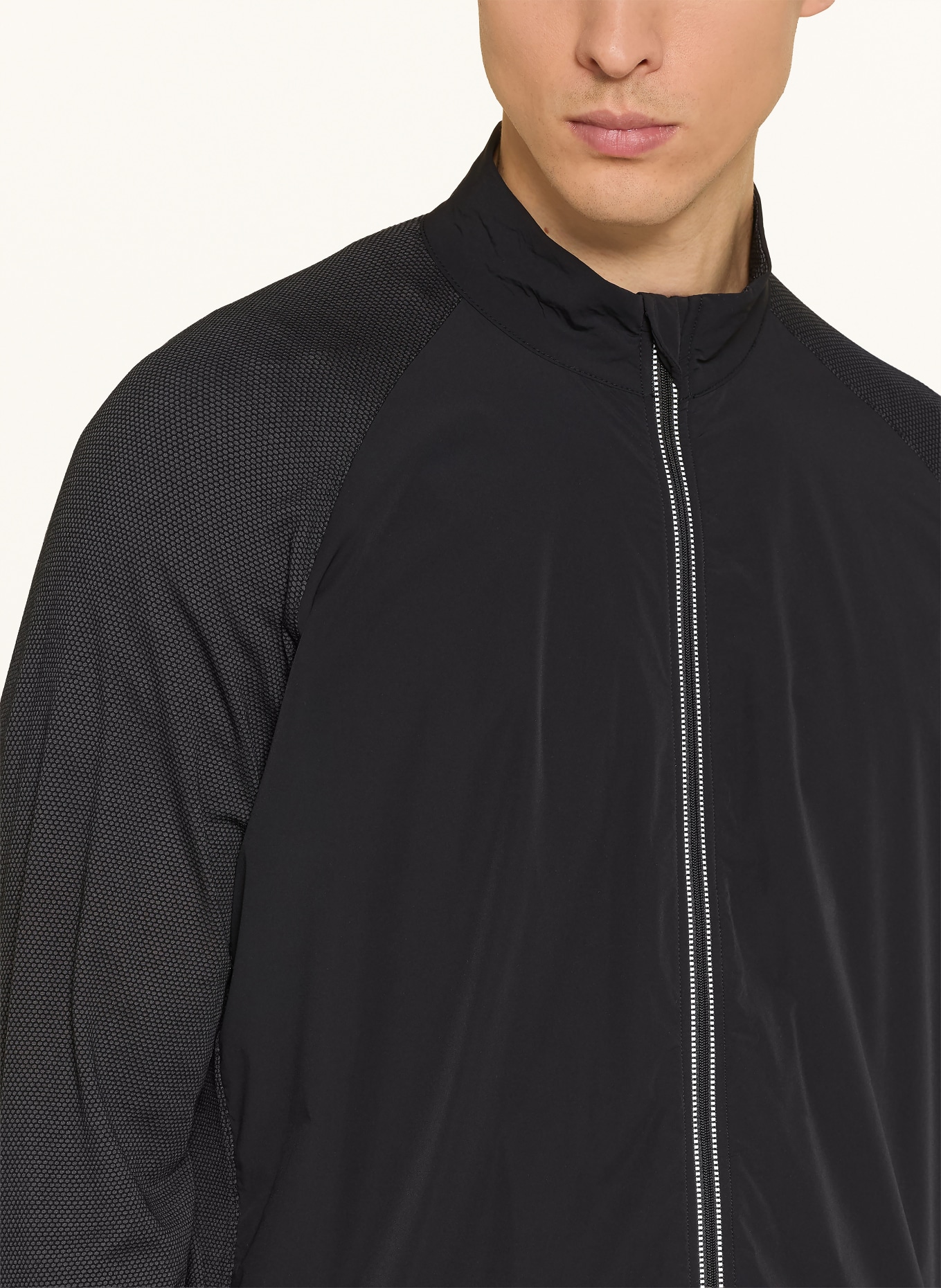 super.natural Kurtka hybrydowa LIGHT AIR z wełną merynosową: CZARNY