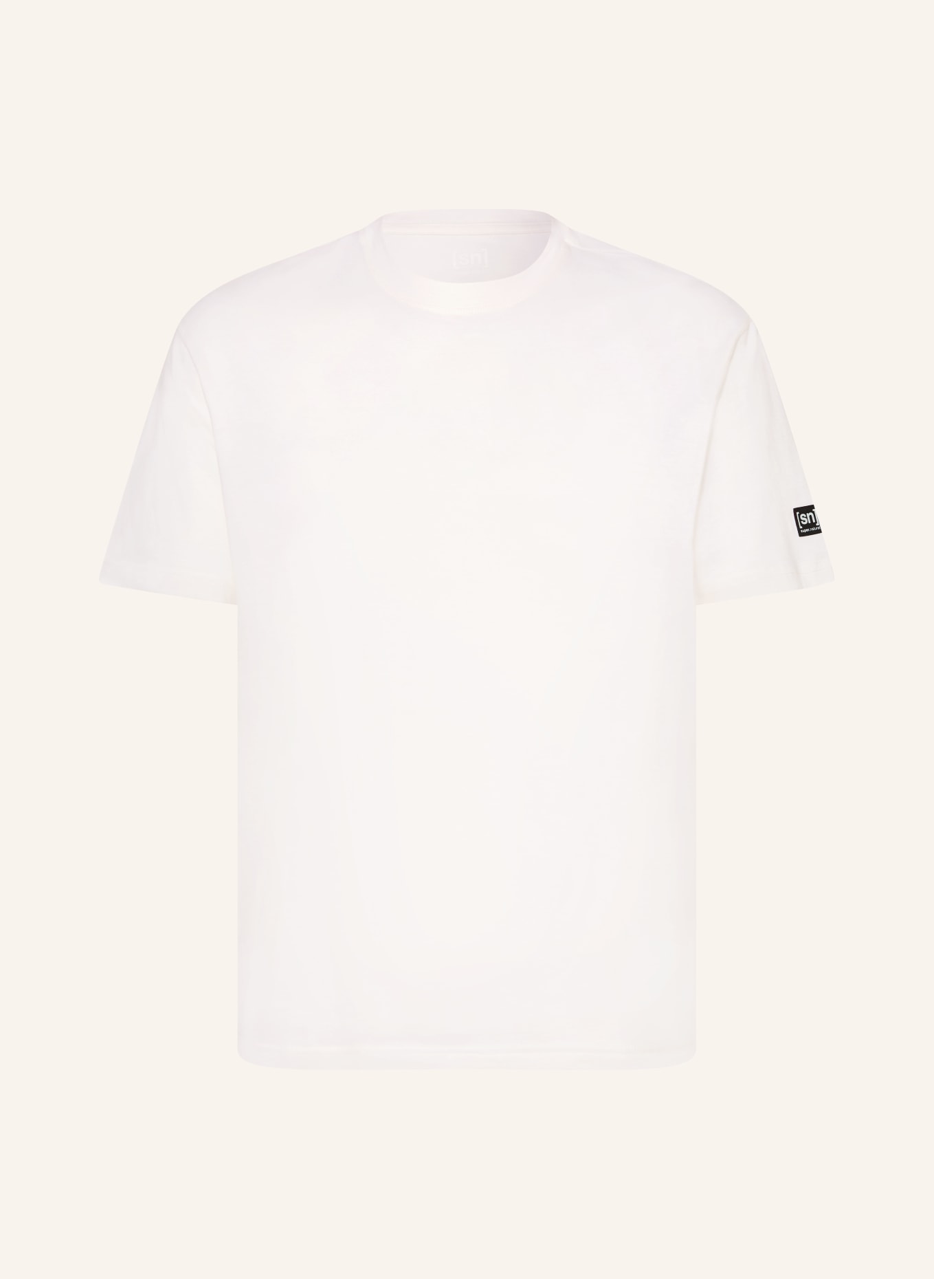 super.natural CASUAL BIO Performance Shirt with Merino Wool: ECRU