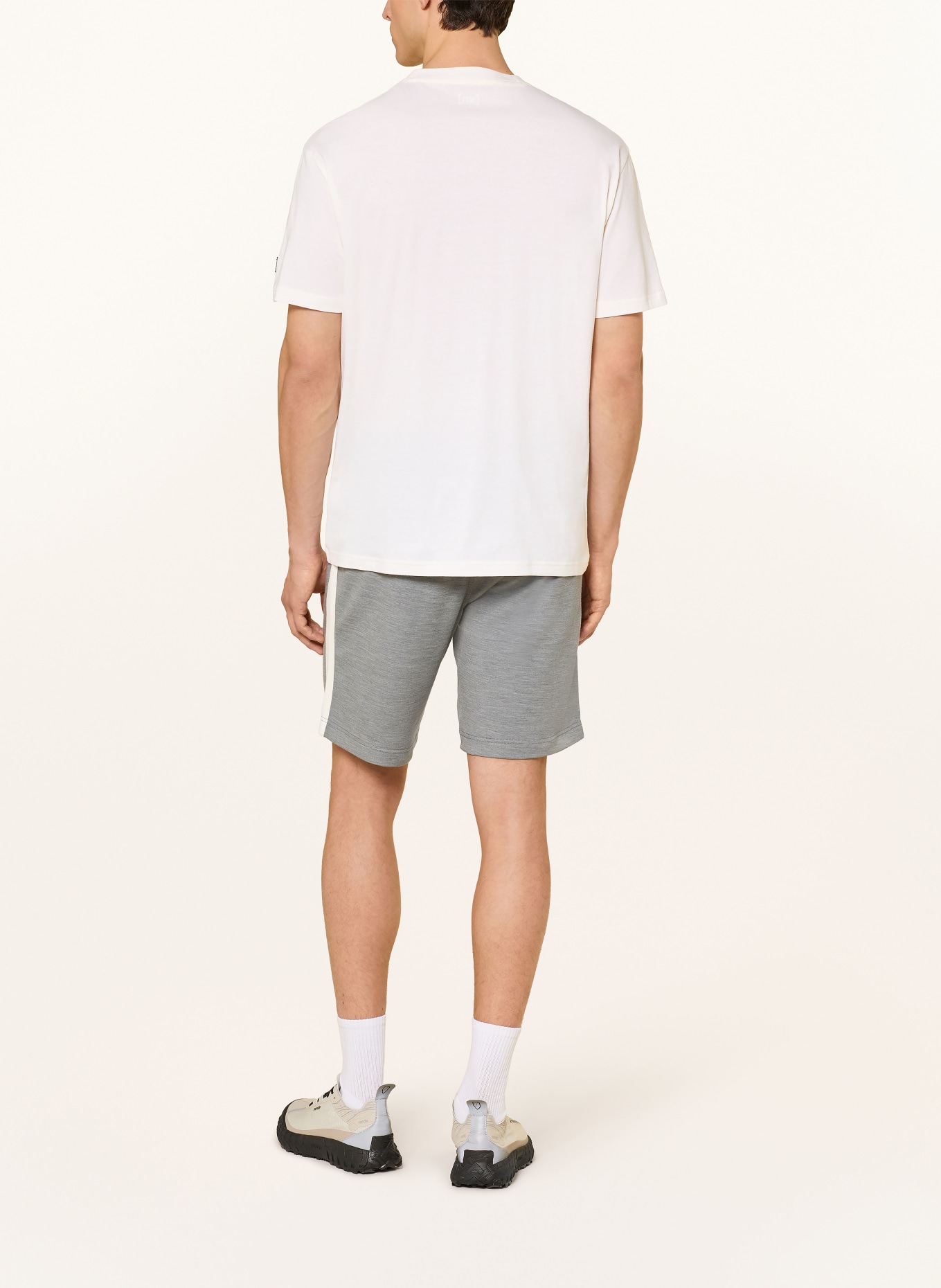 super.natural CASUAL BIO Performance Shirt with Merino Wool: ECRU