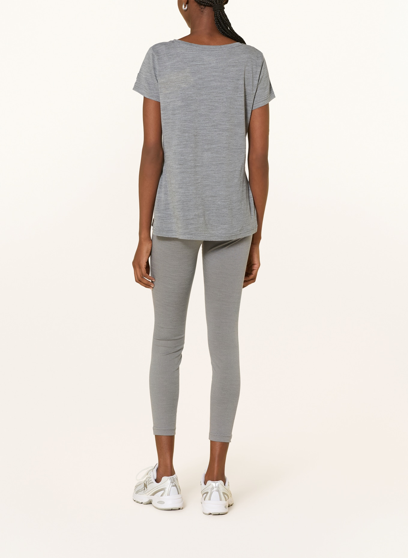 super.natural Functioneel shirt MIDSUMMER met merinowol: GRIJS