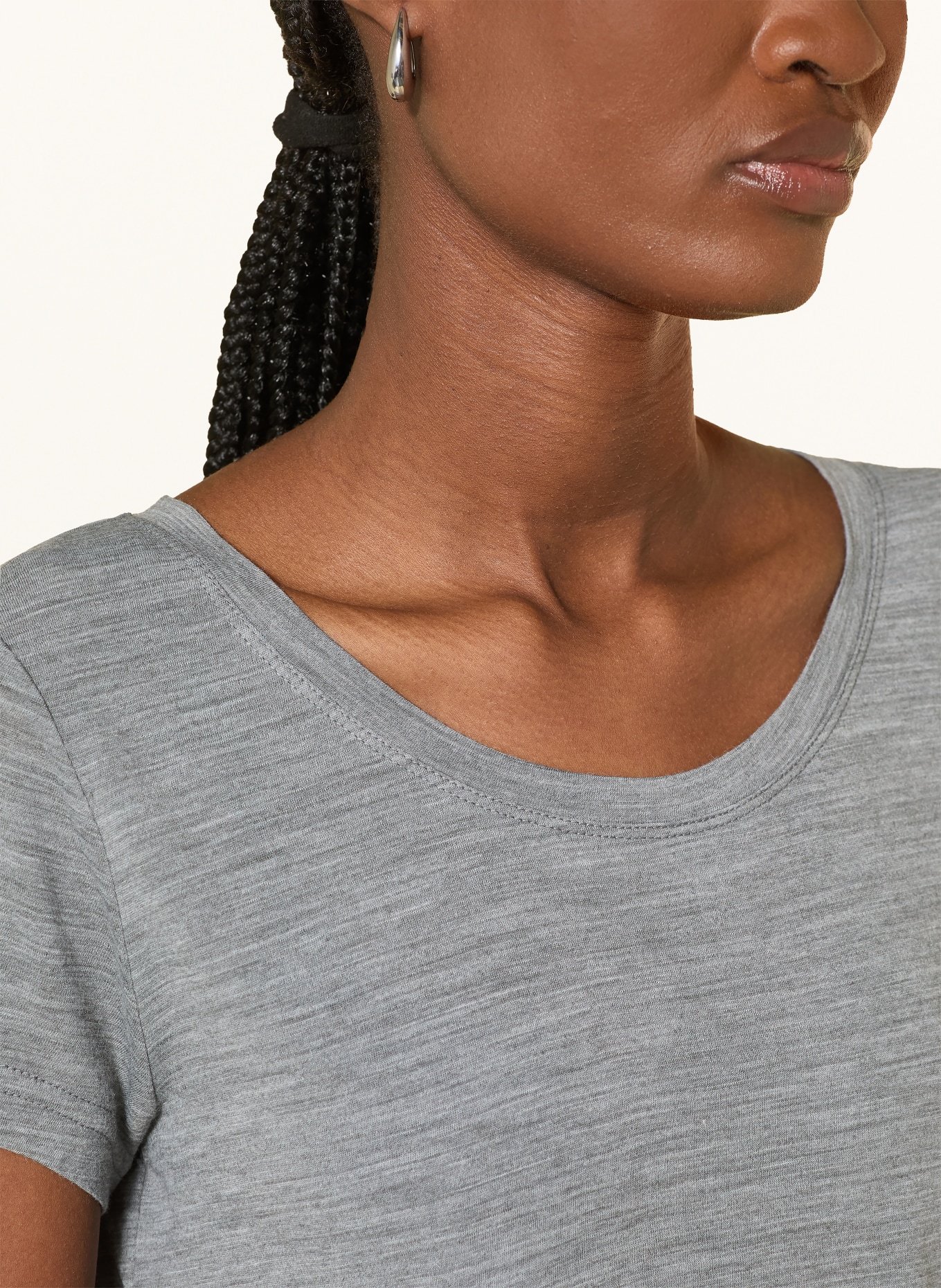 super.natural Functioneel shirt MIDSUMMER met merinowol: GRIJS