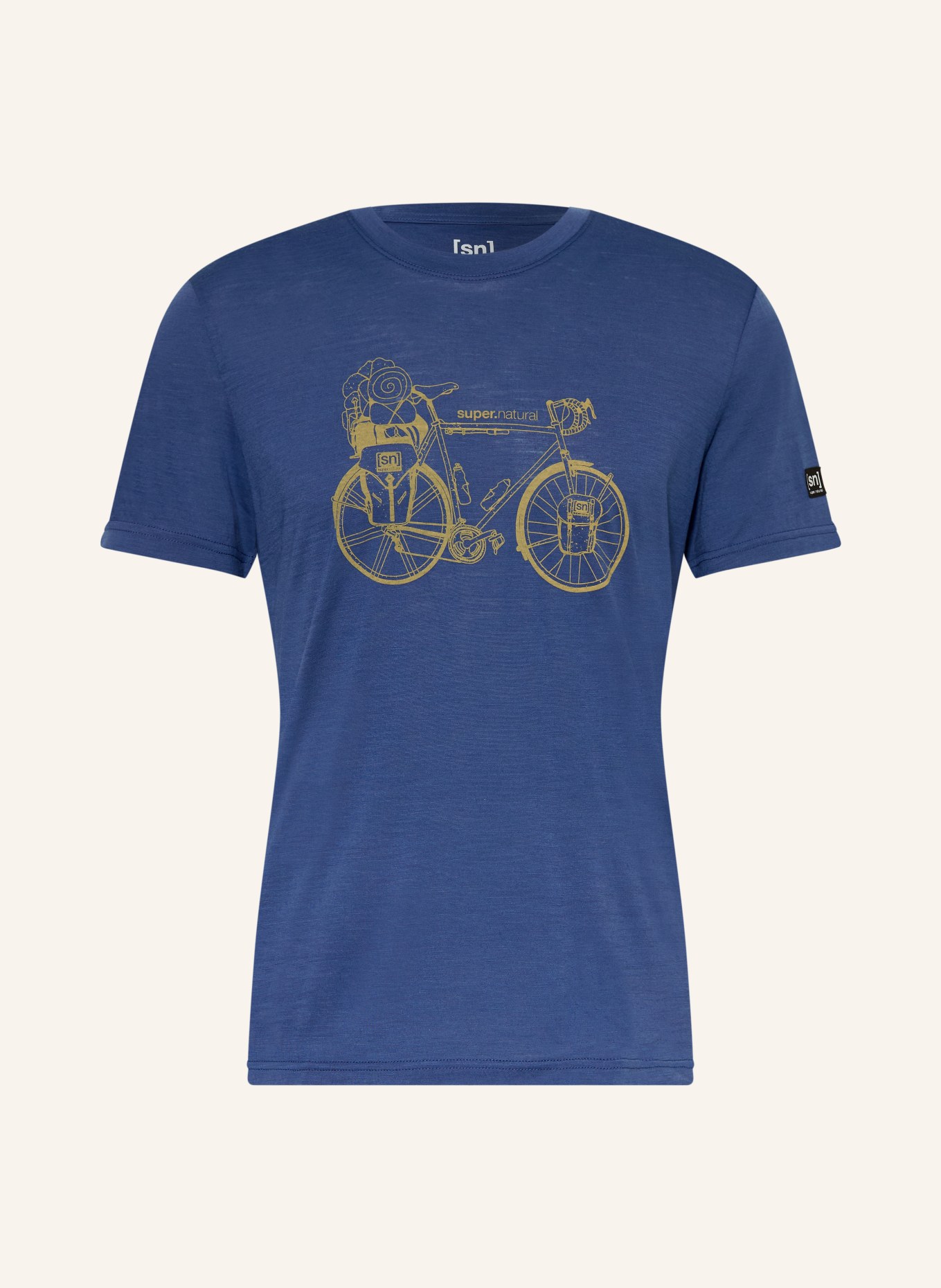 super.natural Funktionsshirt WONDER WHEEL: BLAU