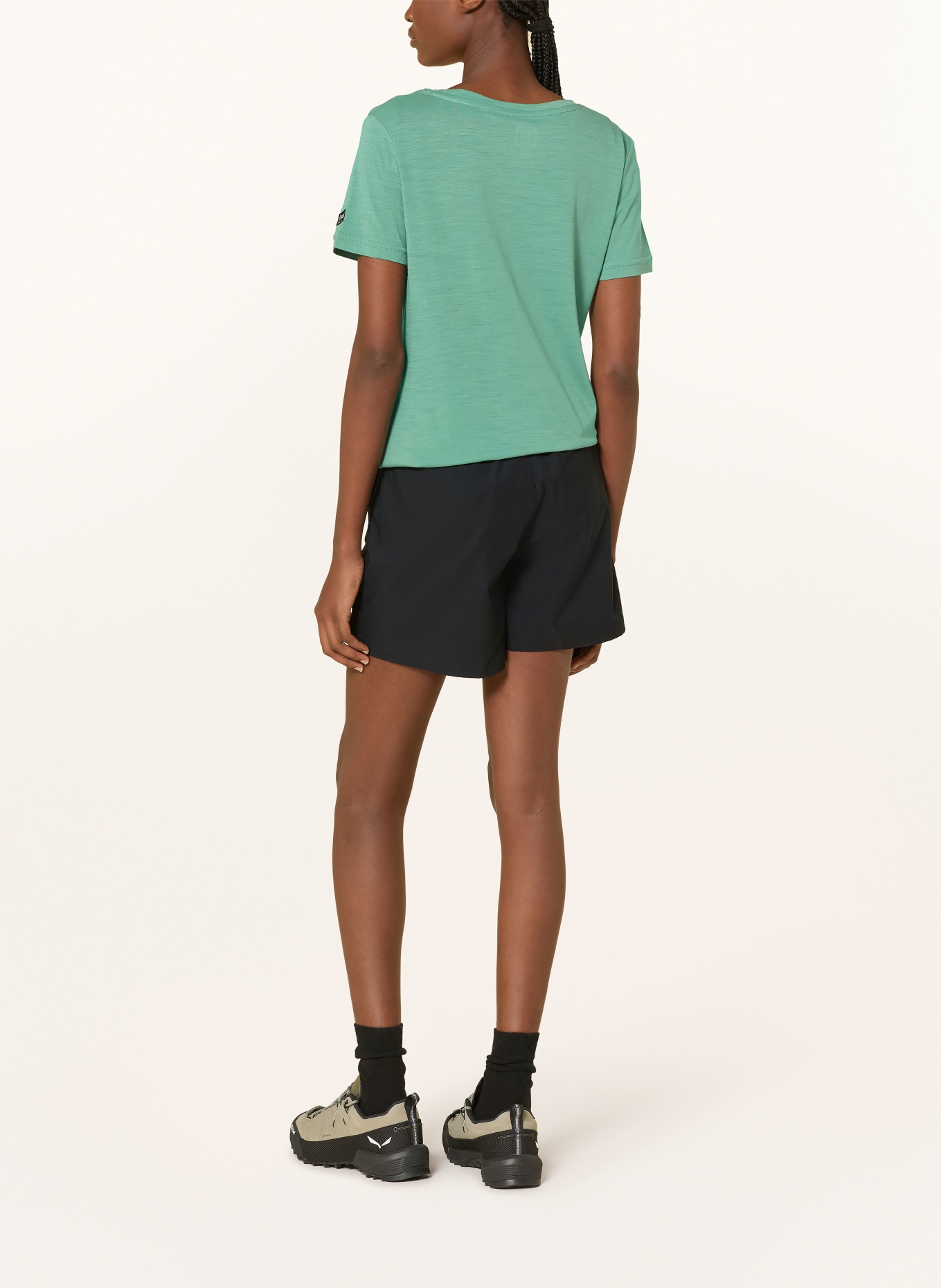 super.natural Funktionsshirt BERGGLÜCK mit Merinowolle: MINT