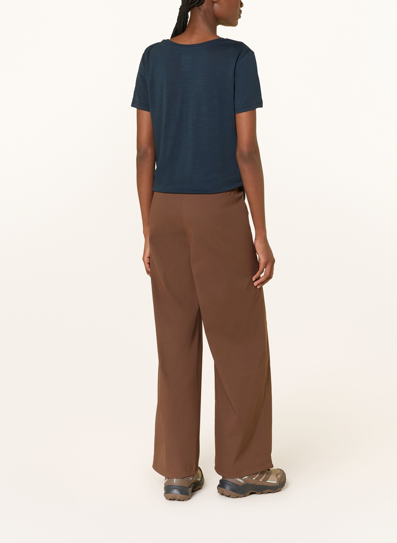 super.natural Funktionsshirt BERGGLÜCK mit Merinowolle: DUNKELBLAU