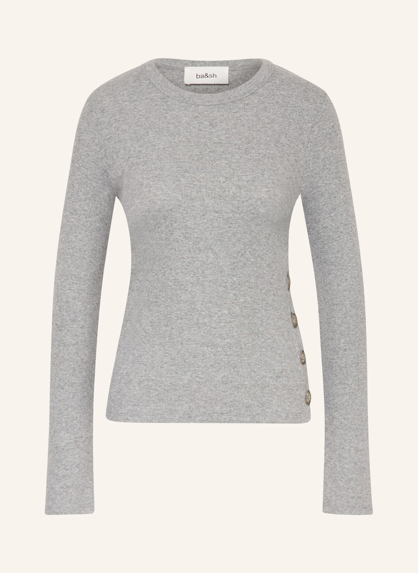 ba&sh Svetr GIULIA: ŠEDÁ