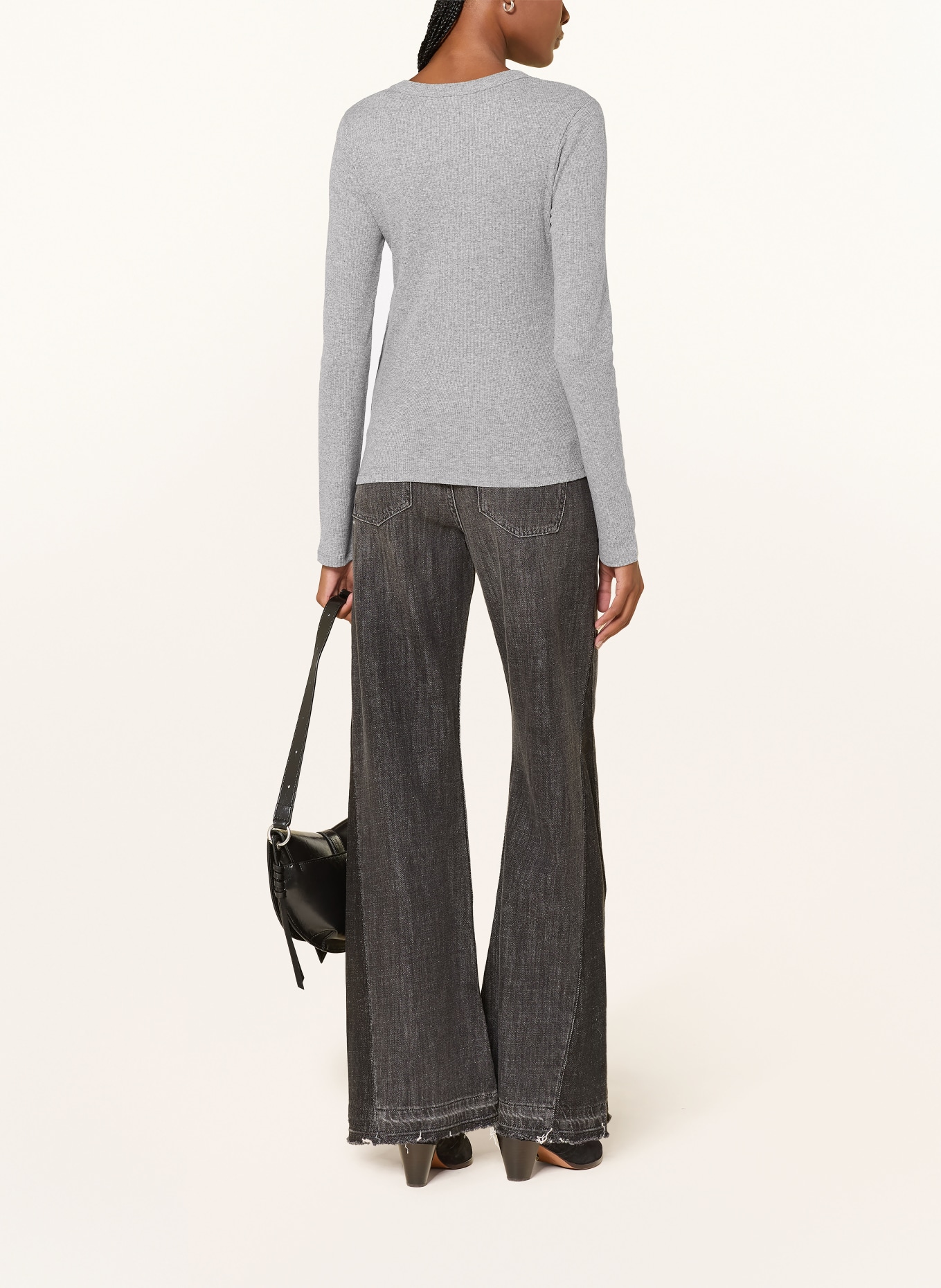 ba&sh Svetr GIULIA: ŠEDÁ