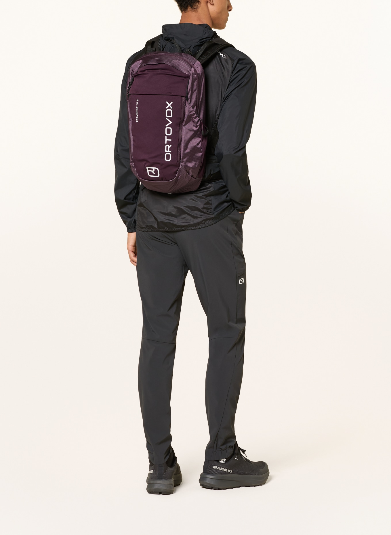ORTOVOX TRAVERSE 18 S Backpack, 18 L: DARK PURPLE / WHITE / BLACK