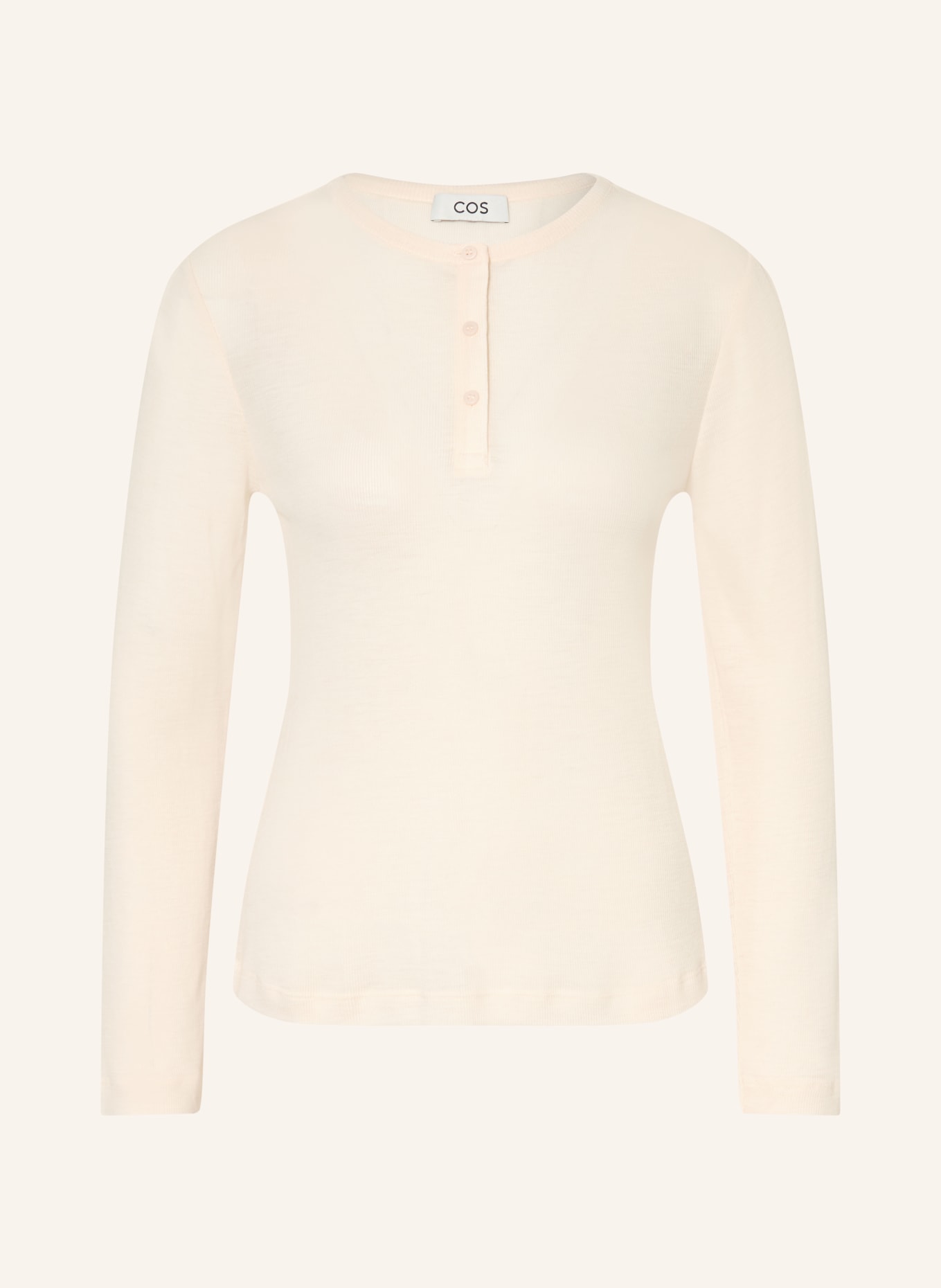 COS T-shirt à manches longues: BEIGE