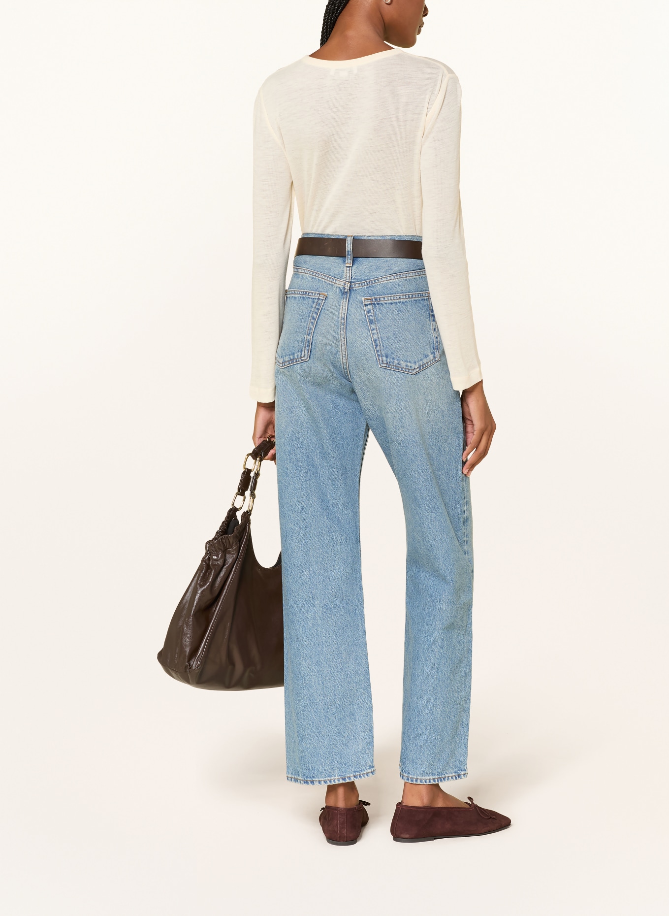 COS T-shirt à manches longues: BEIGE