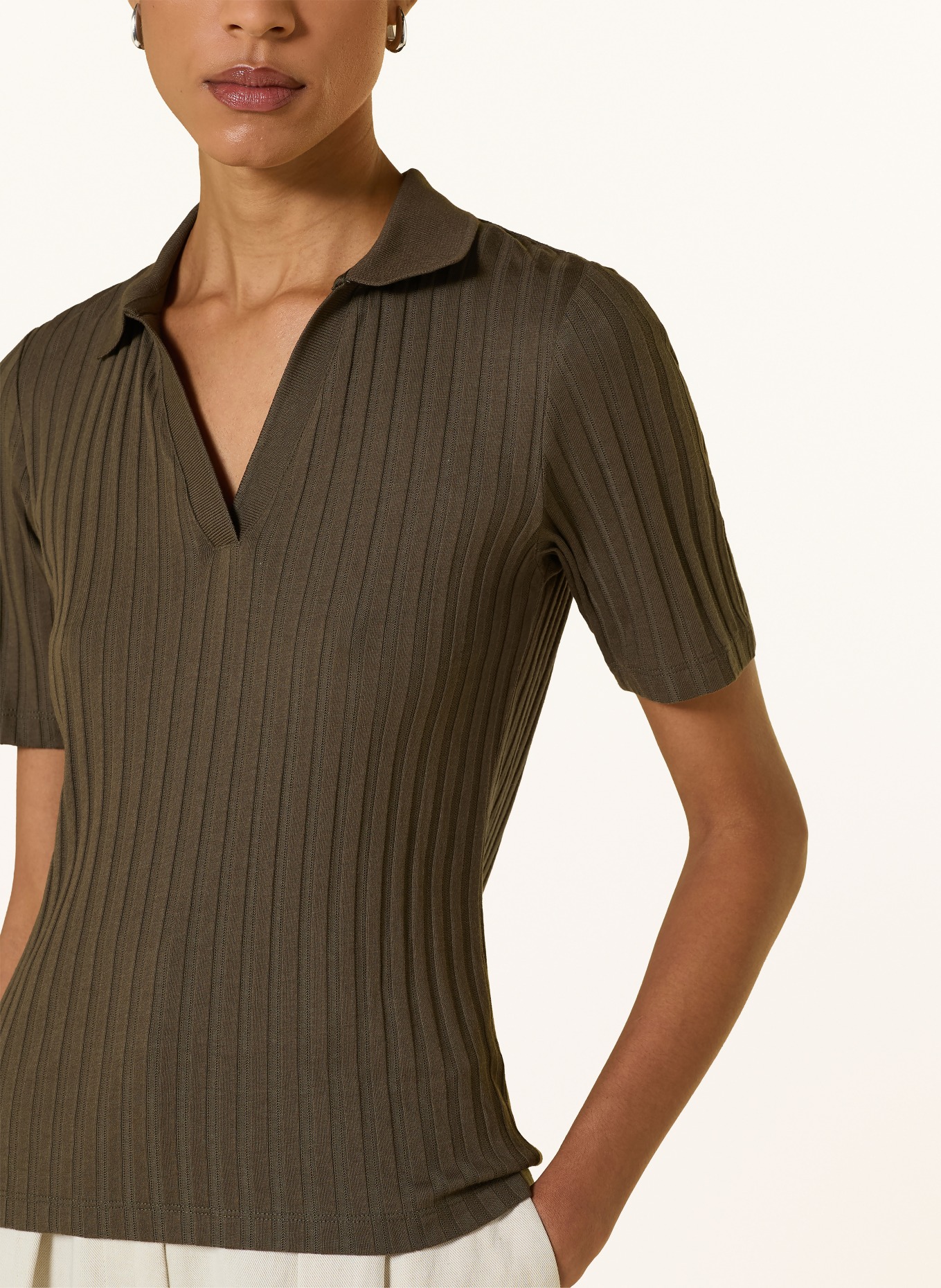 Marc O'Polo Jersey-polotröja: KHAKI