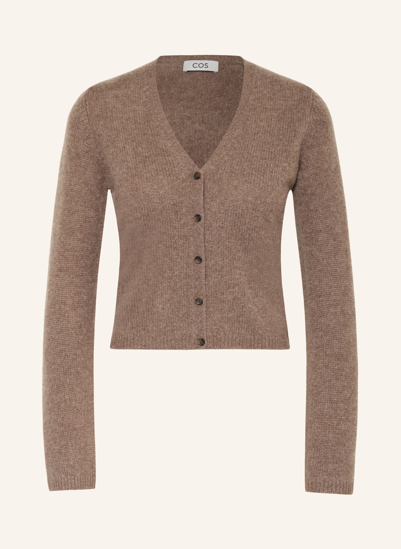 COS Strickjacke aus Cashmere: TAUPE