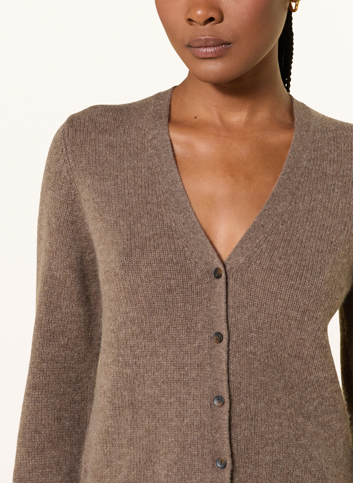 COS Strickjacke aus Cashmere: TAUPE