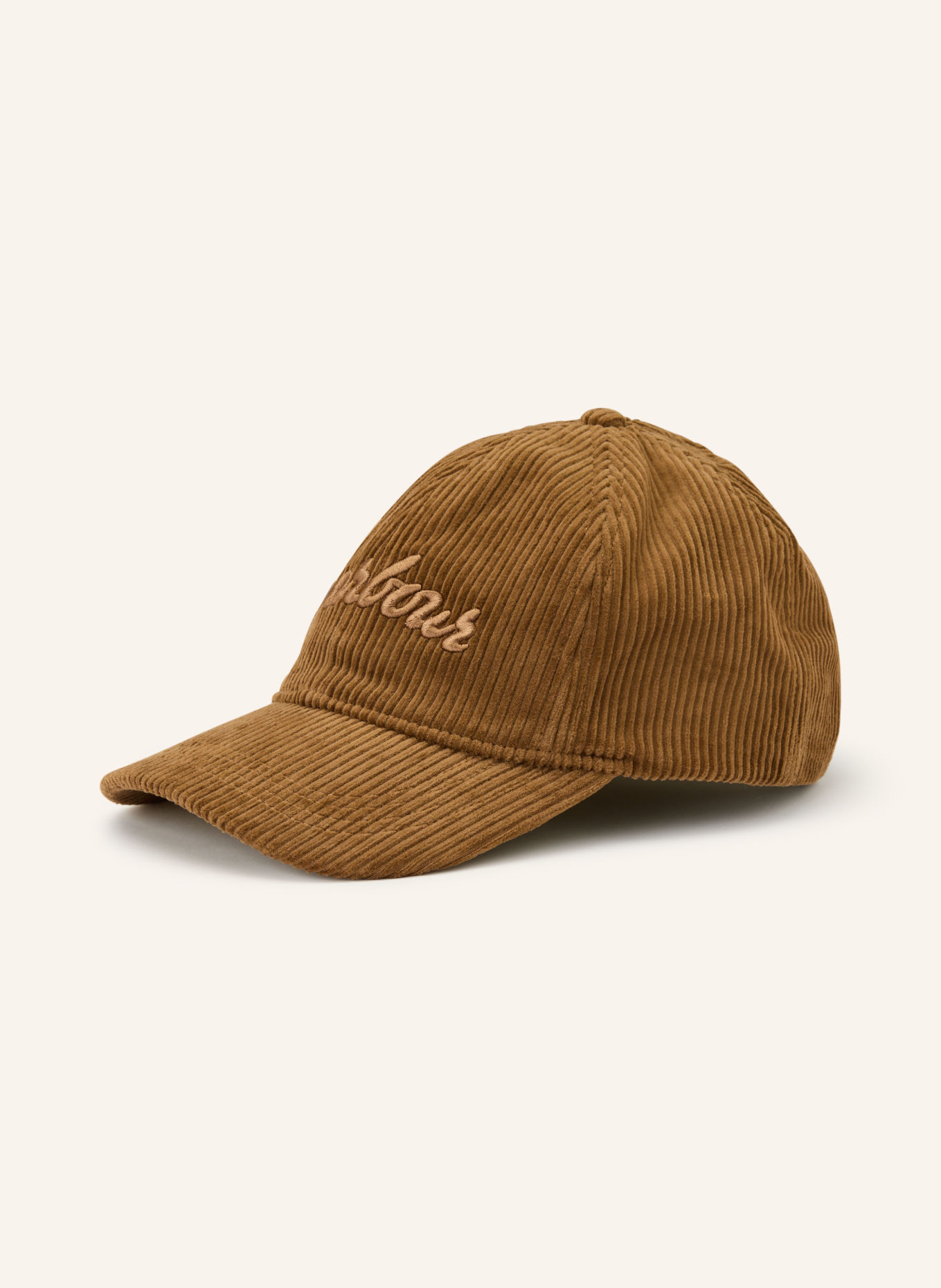 Barbour Casquette en velours côtelé IVYBRIDGE: COGNAC