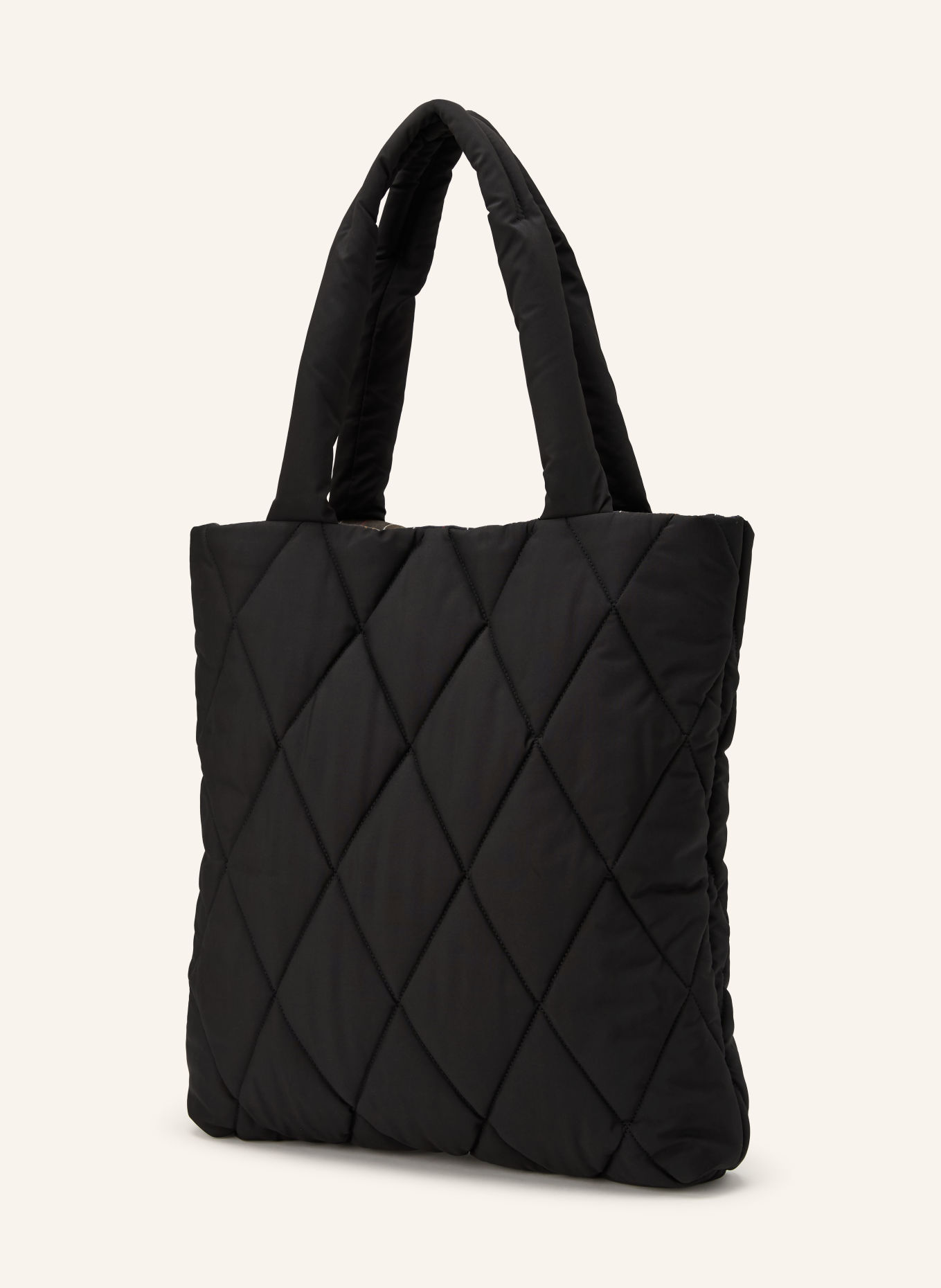 Barbour Shopper CONNIE: ZWART / GROEN / WIT