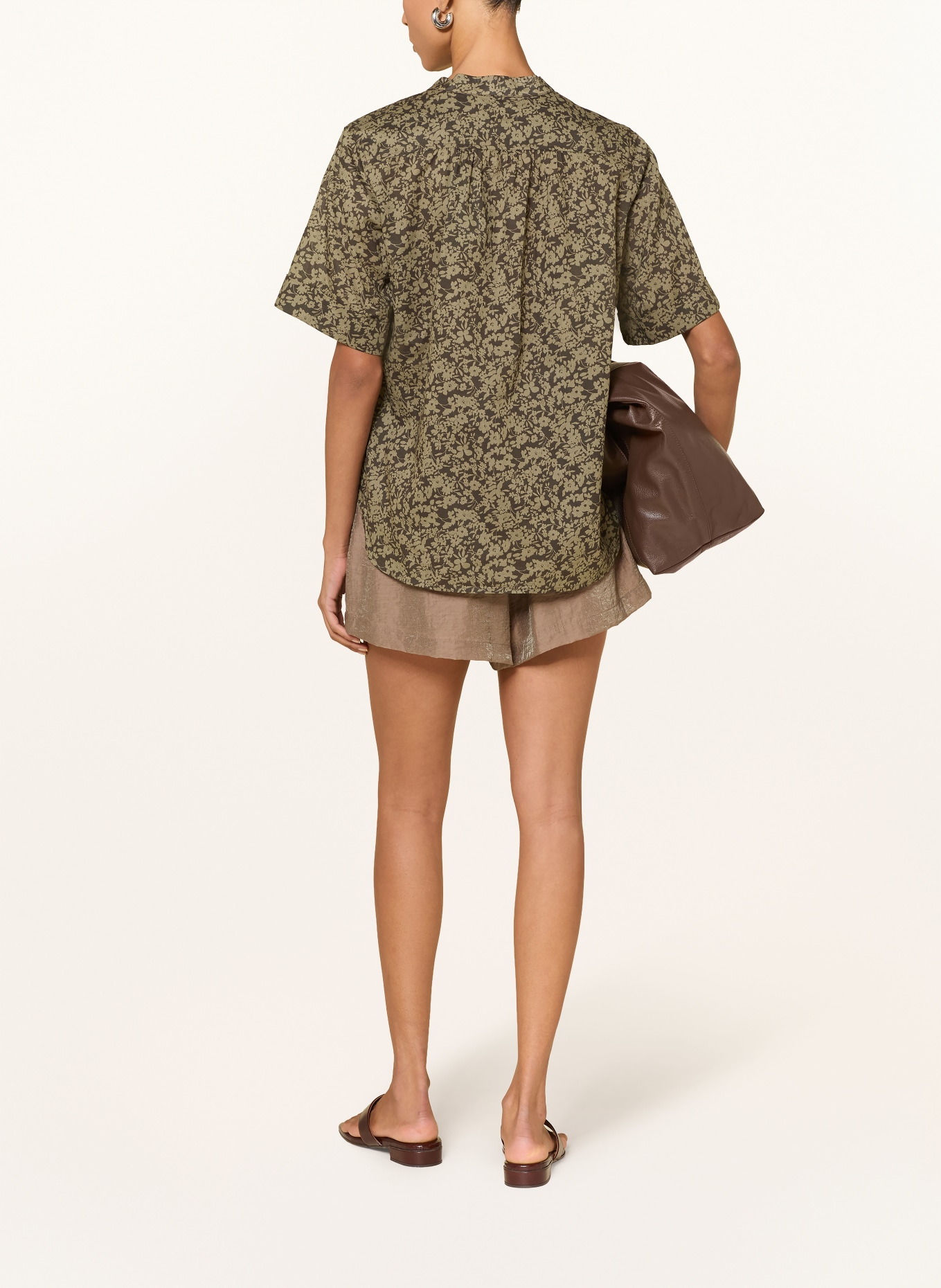 Marc O'Polo Blus: MÖRKGRÖN / KHAKI