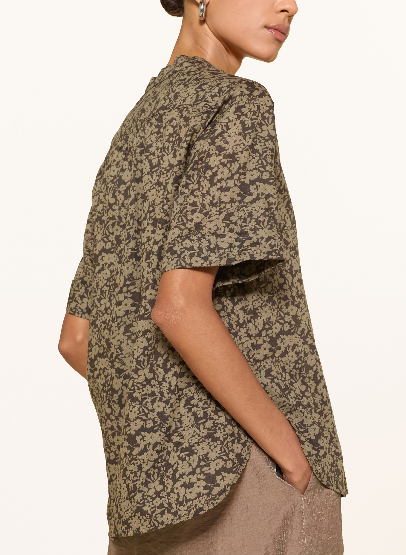 Marc O'Polo Blus: MÖRKGRÖN / KHAKI