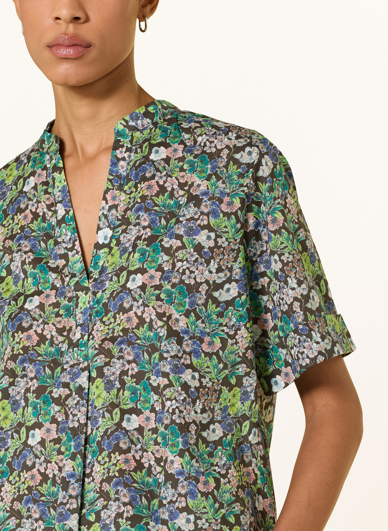 Marc O'Polo Blus: GRÖN / MÖRKBLÅ / SVART