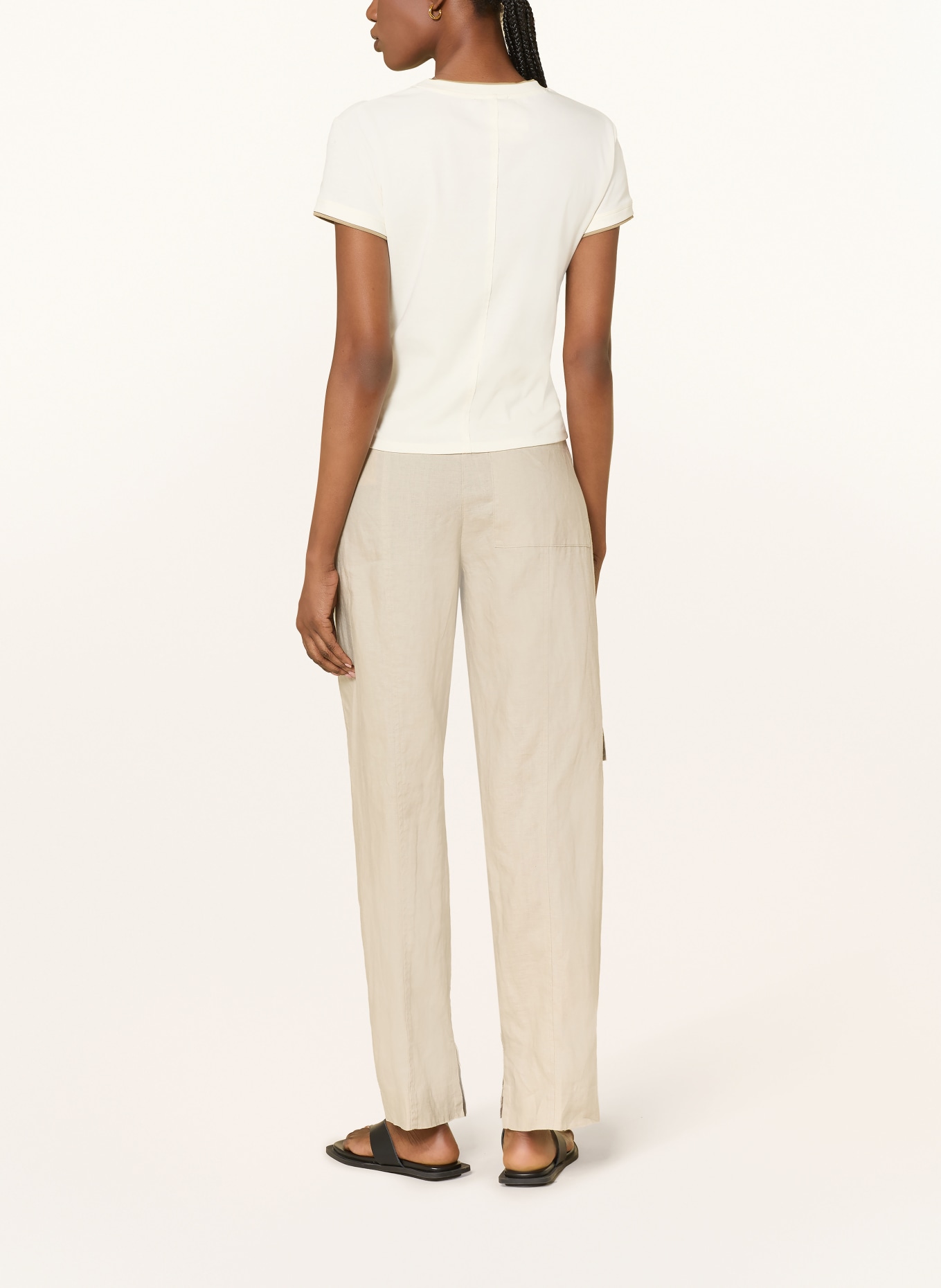 COS Marlenehose aus Leinen: BEIGE