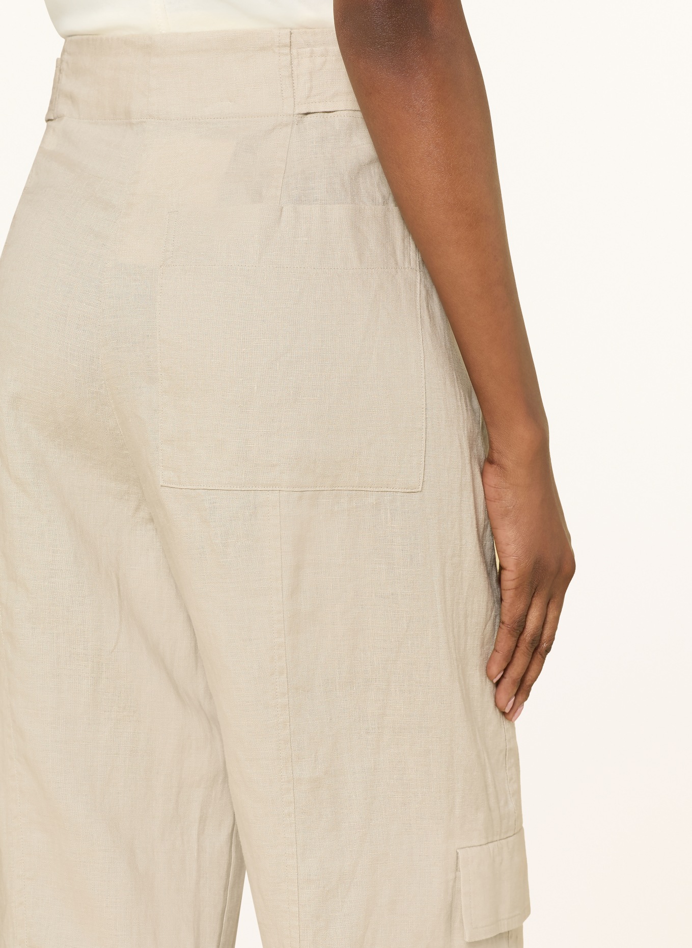 COS Marlenehose aus Leinen: BEIGE