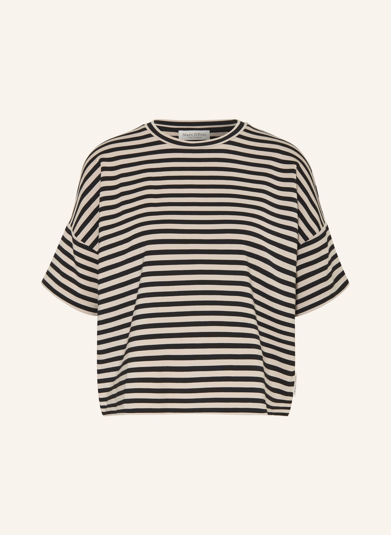 Marc O'Polo Tröja: BEIGE / SVART