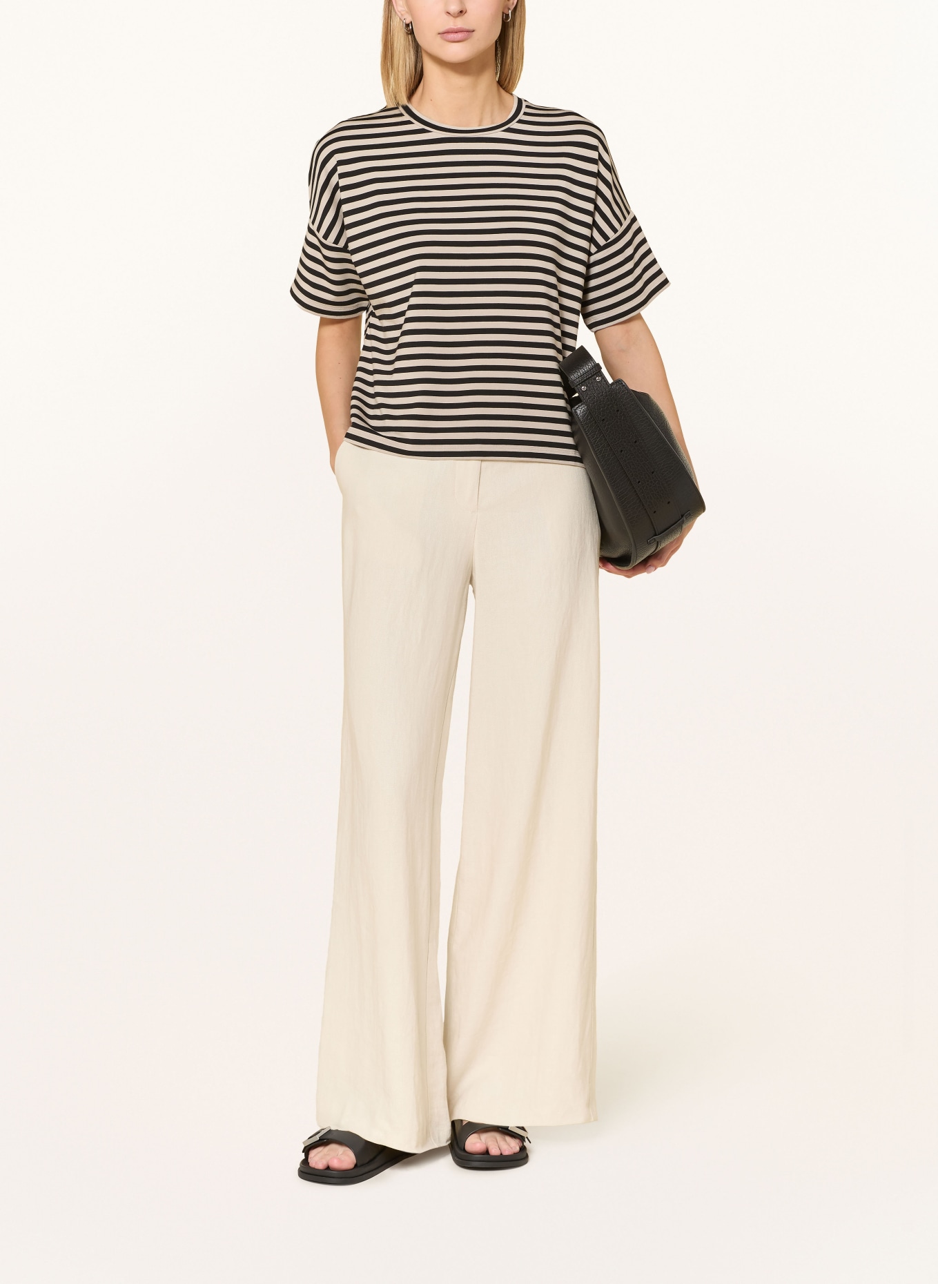 Marc O'Polo Tröja: BEIGE / SVART