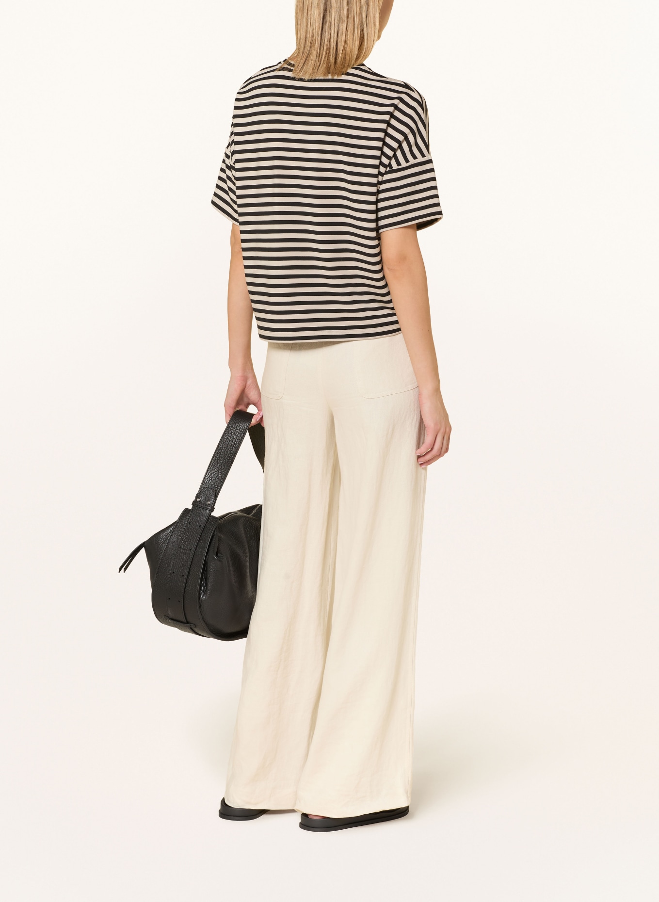 Marc O'Polo Tröja: BEIGE / SVART