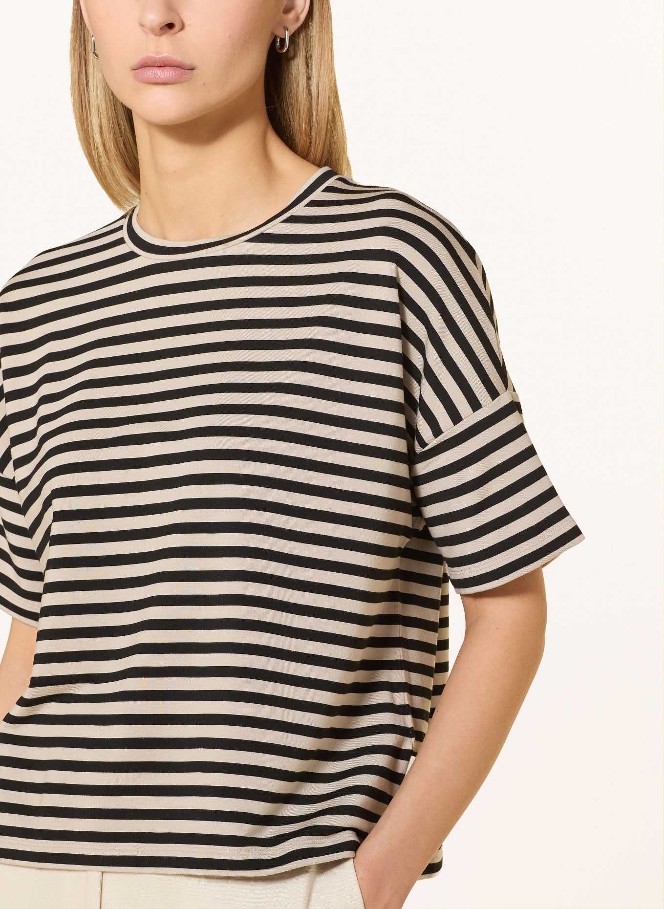 Marc O'Polo Tröja: BEIGE / SVART