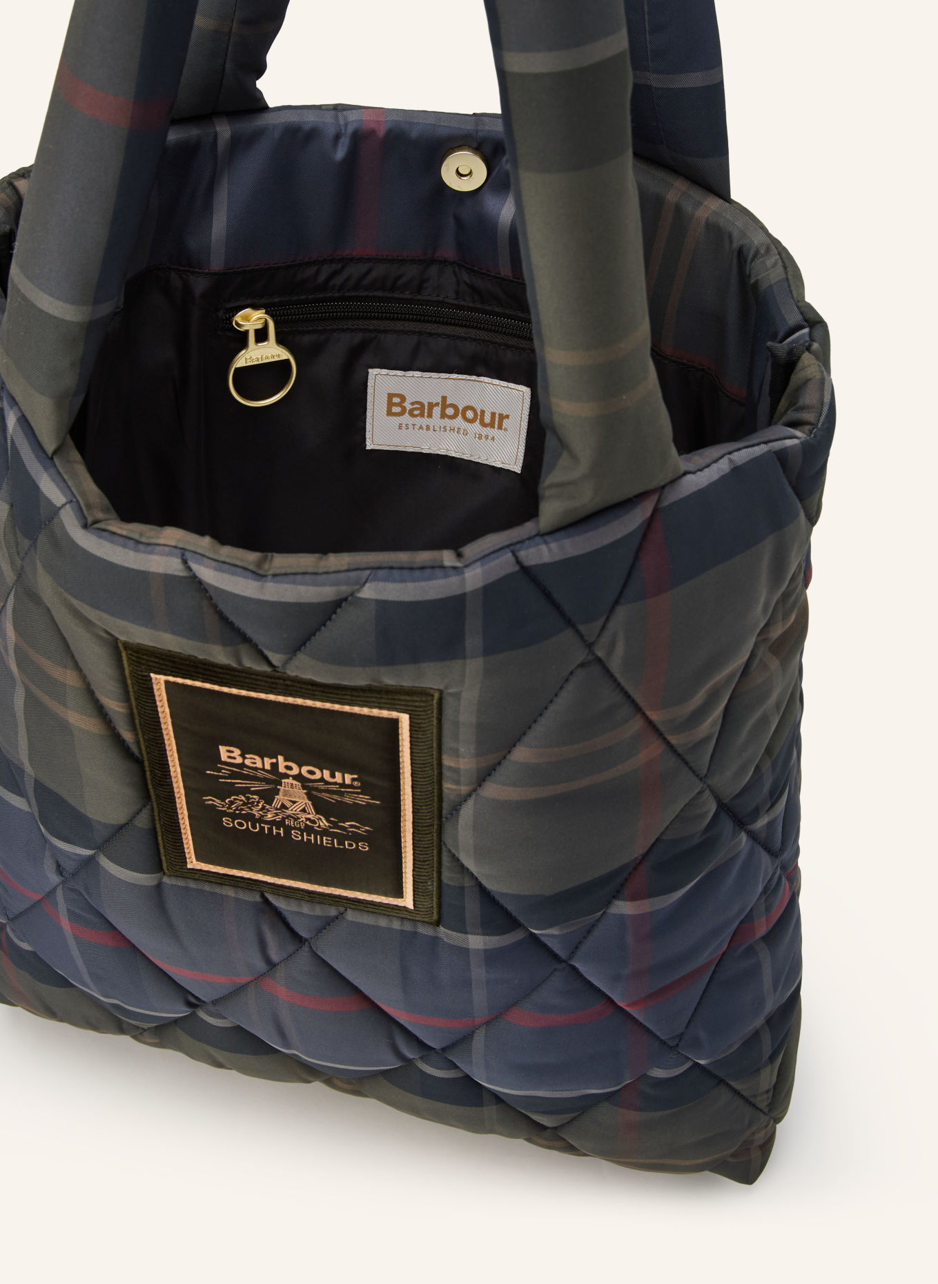 Barbour Shopper ARLENE: DUNKELGRÜN / DUNKELROT / DUNKELBLAU