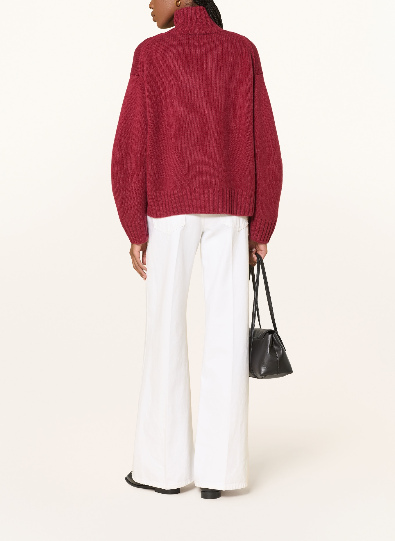 COS Cashmere-Pullover: DUNKELROT