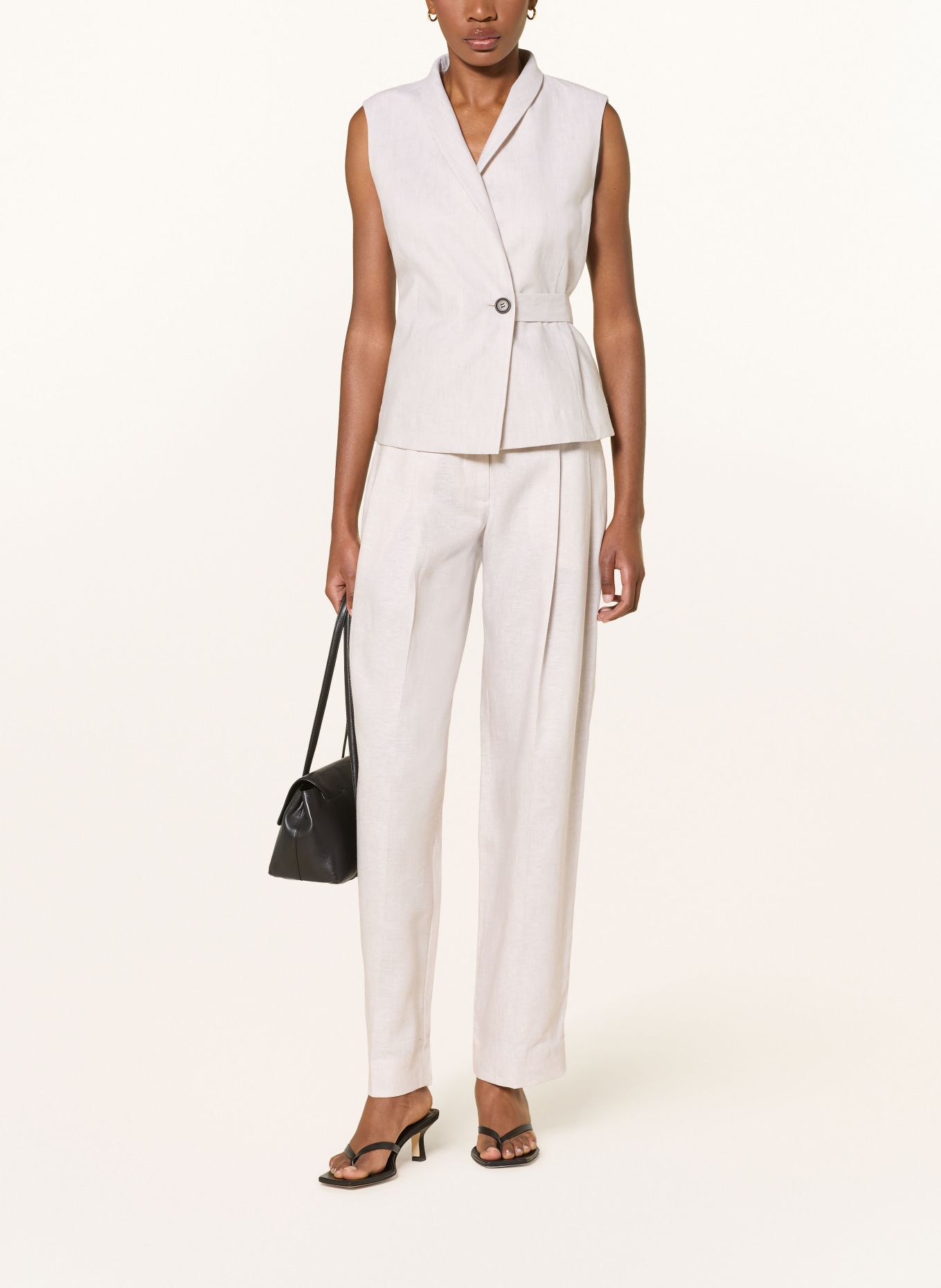 COS Marlenehose aus Leinen: BEIGE