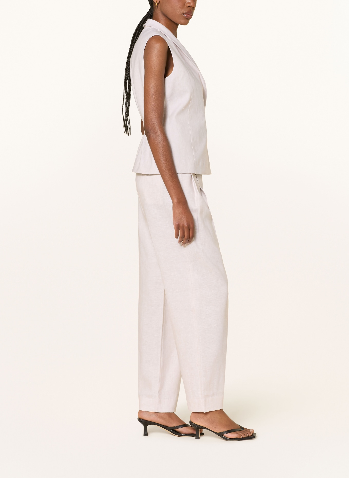 COS Marlenehose aus Leinen: BEIGE