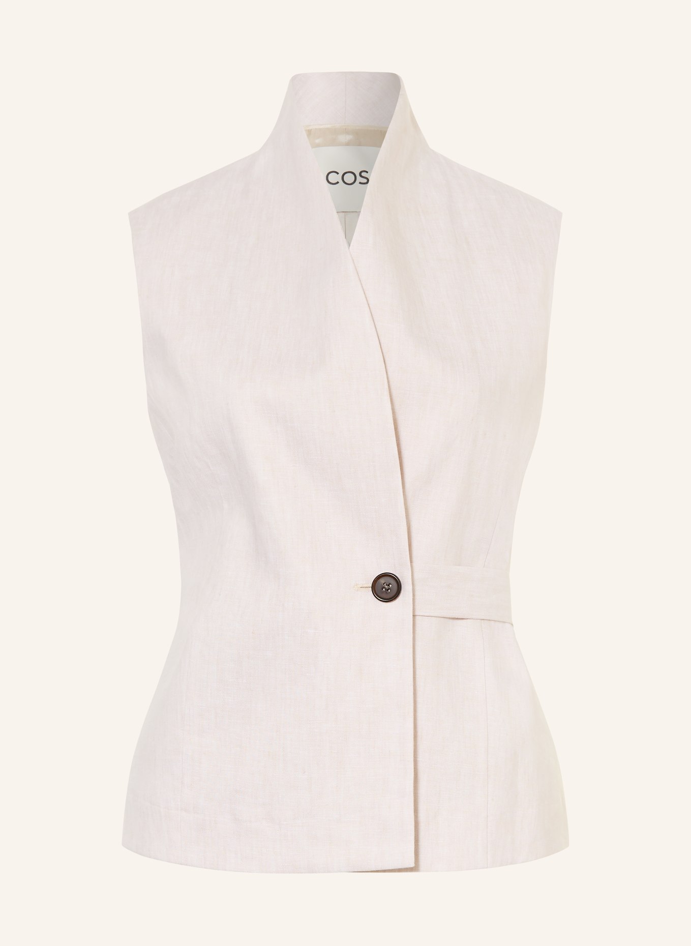 COS Blazerweste: BEIGE