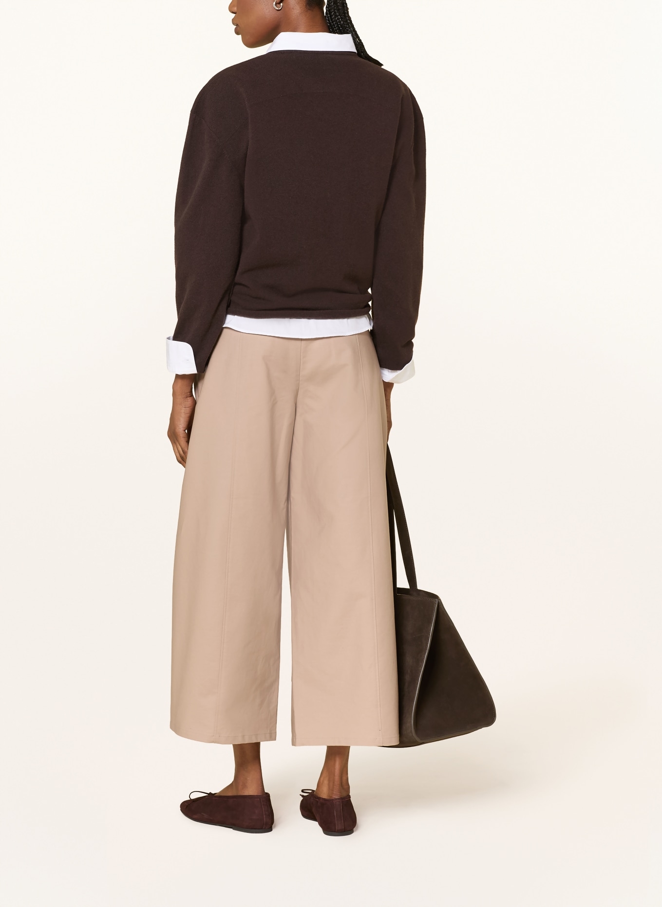 COS 3/4-length pants: BEIGE
